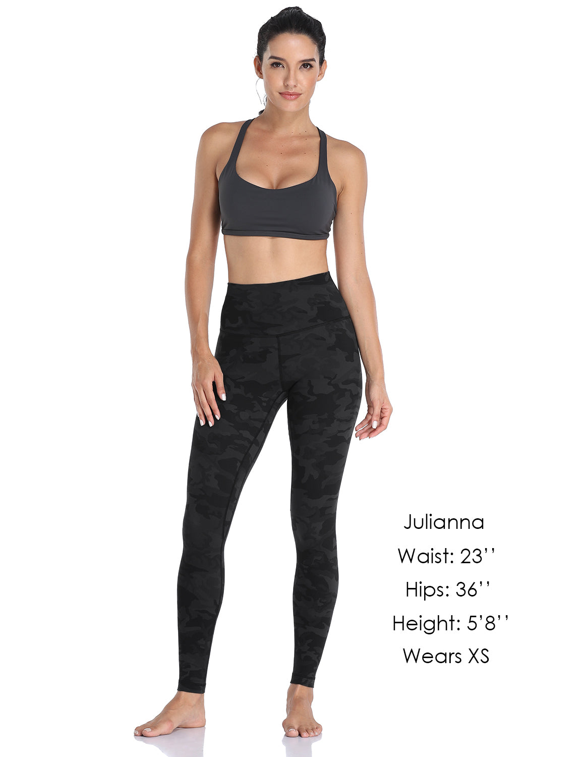 workout pro 28inch leggings Camo Grey