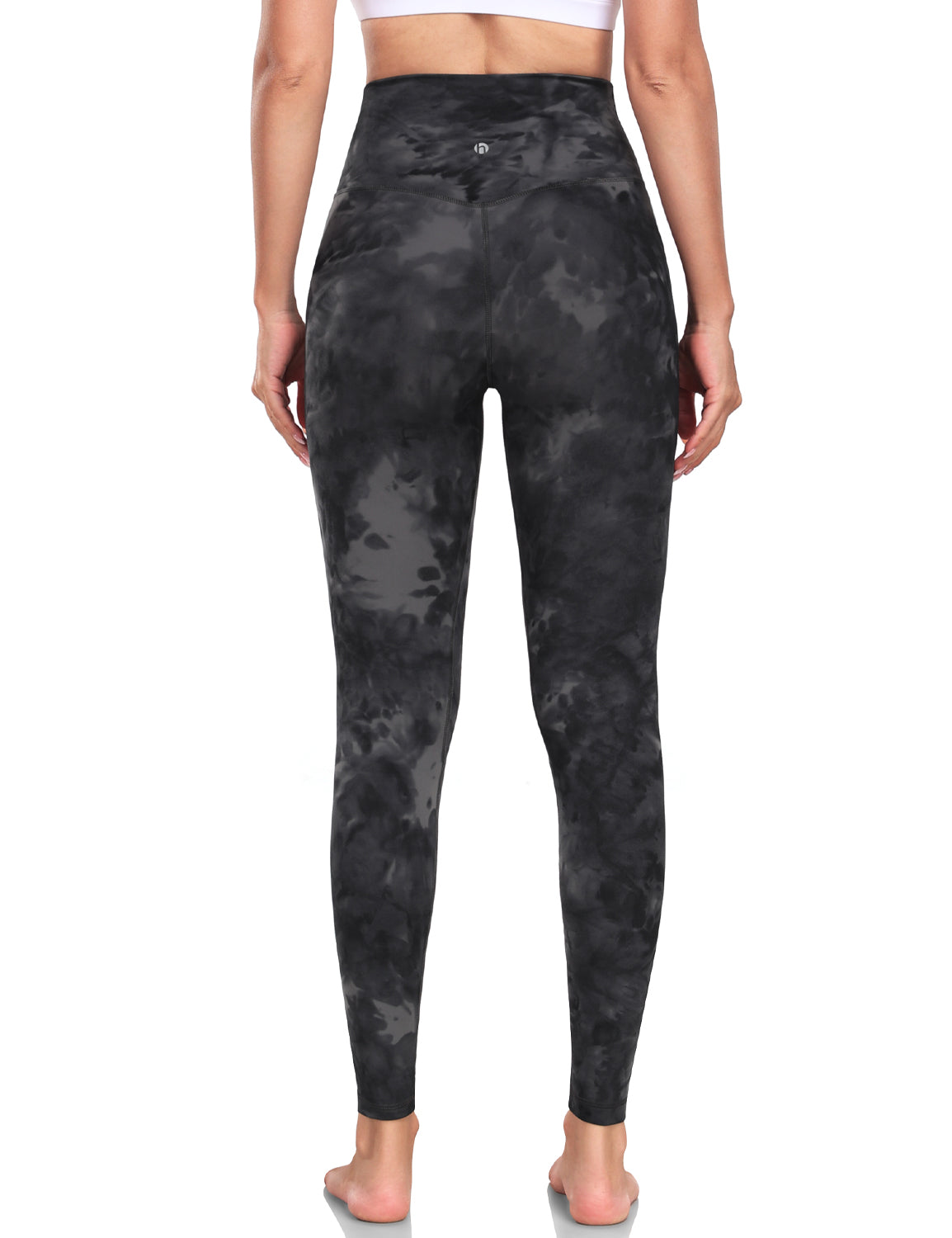 yoga pro leggings 28 Tie Dye Coal Black