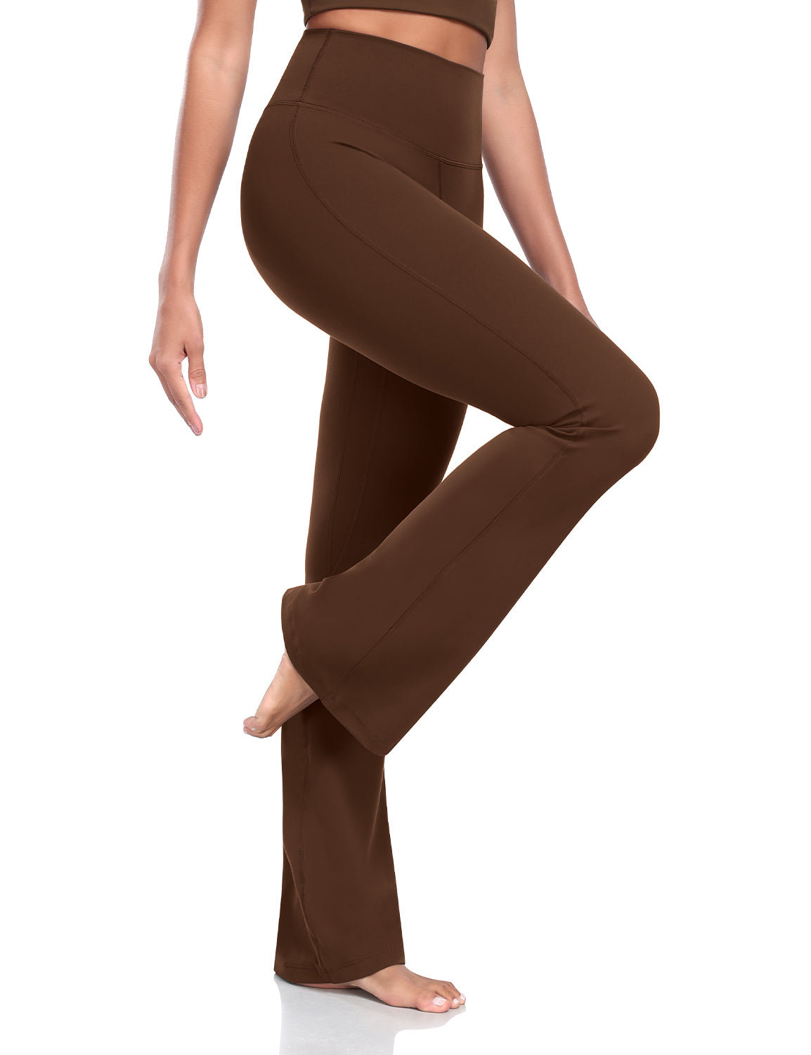 Harmony Flare Leggings 34.5 Java Coffee