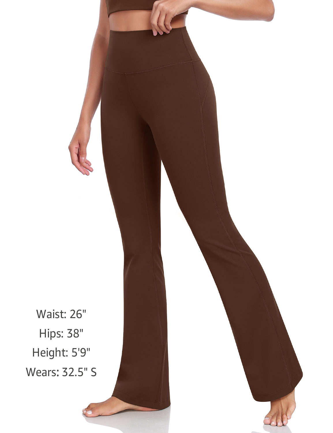 Mellow Flare Leggings 30.5 Java Coffee