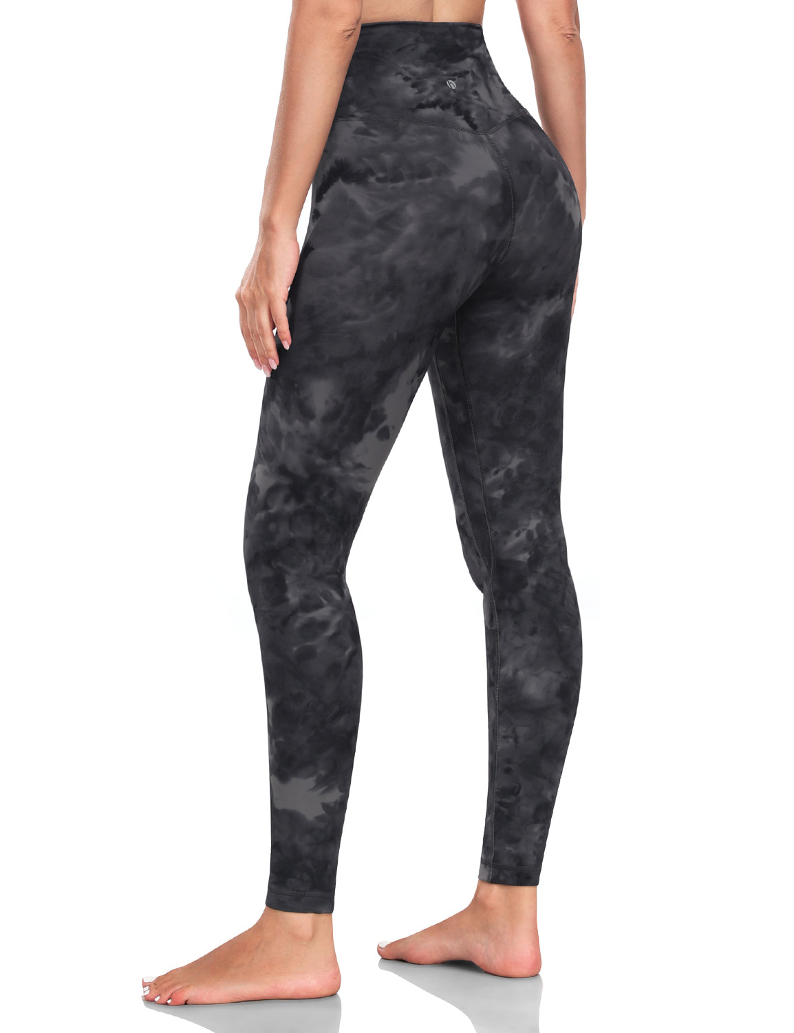 yoga pro leggings 28 Tie Dye Coal Black