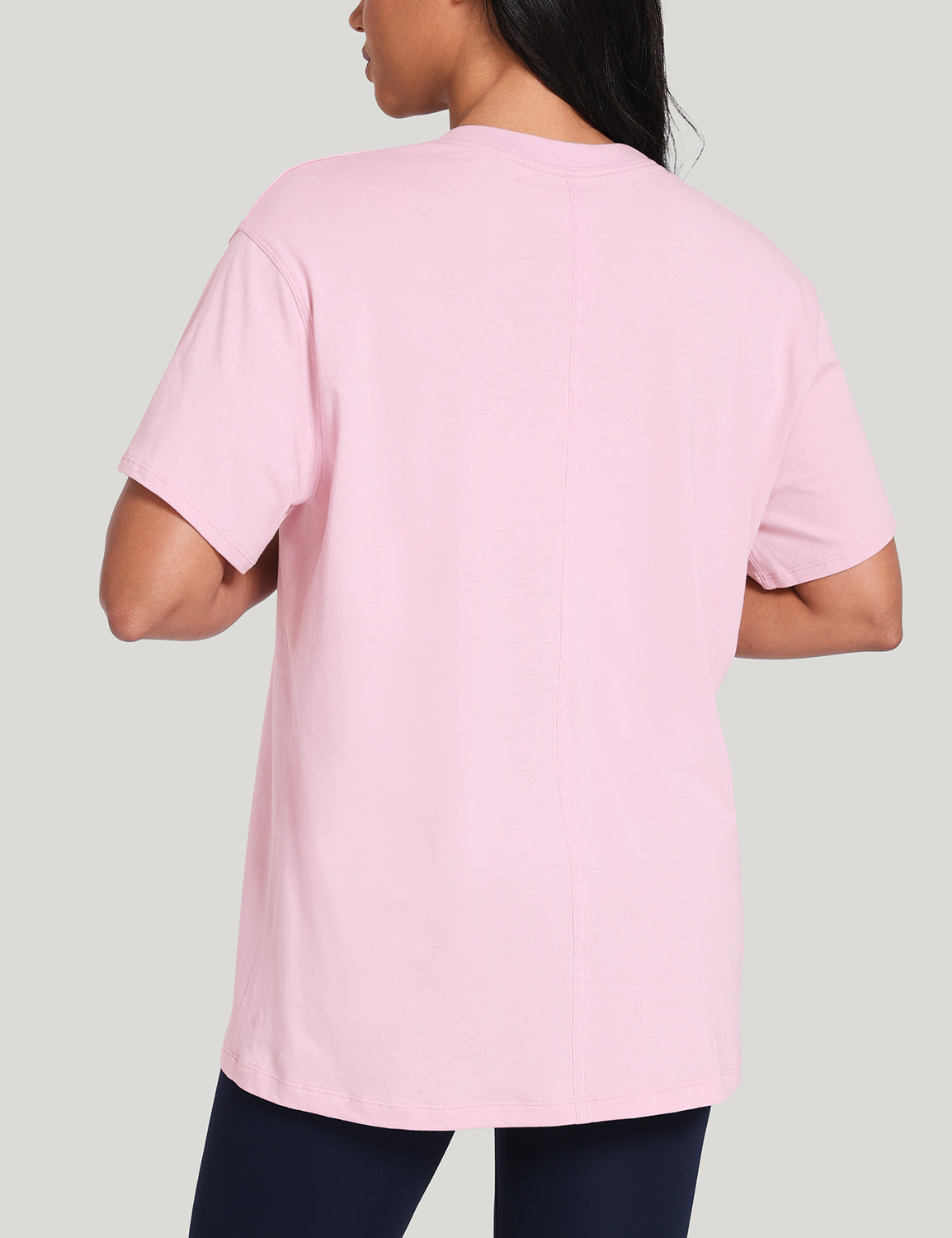 pima crew neck short sleeve shirts Peony Pink
