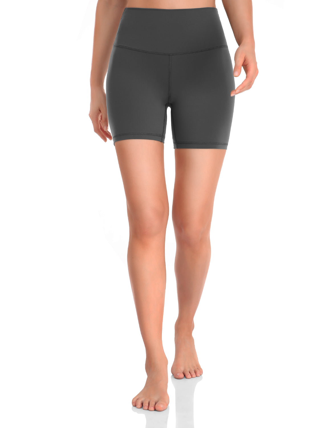 workout pro 6inch biker shorts Graphite Grey