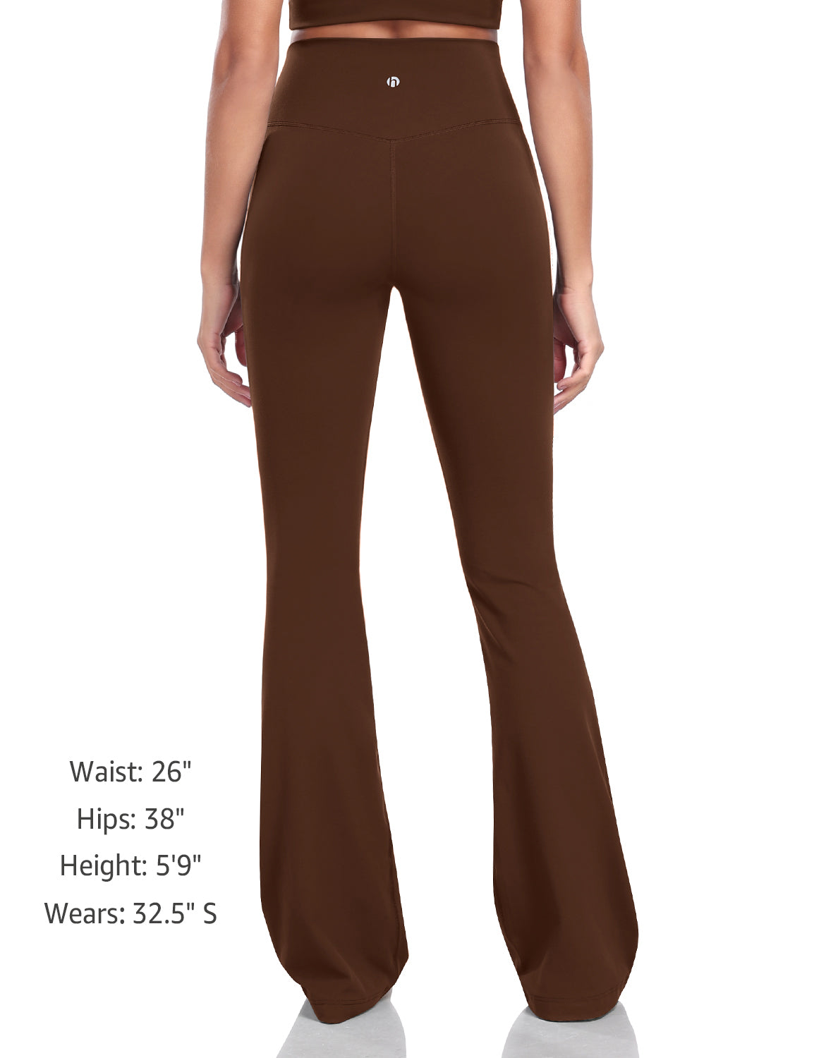 Harmony Flare Leggings 32.5 Java Coffee
