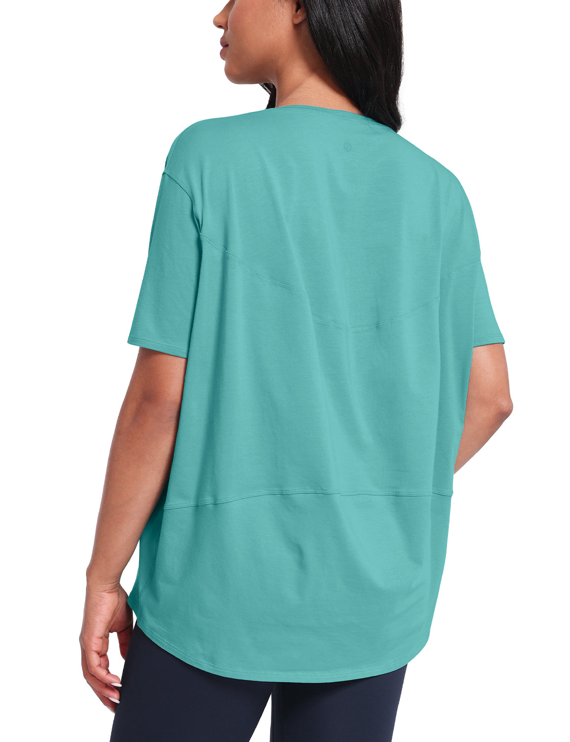 pima boat neck short sleeve shirts Tidal Teal