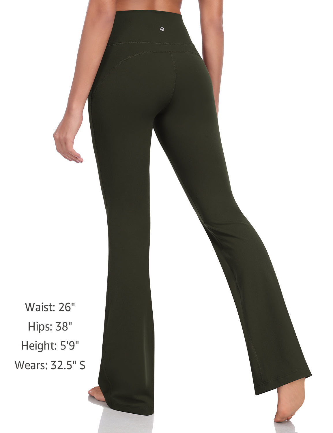 Mellow Flare Leggings 30.5 Dark Olive
