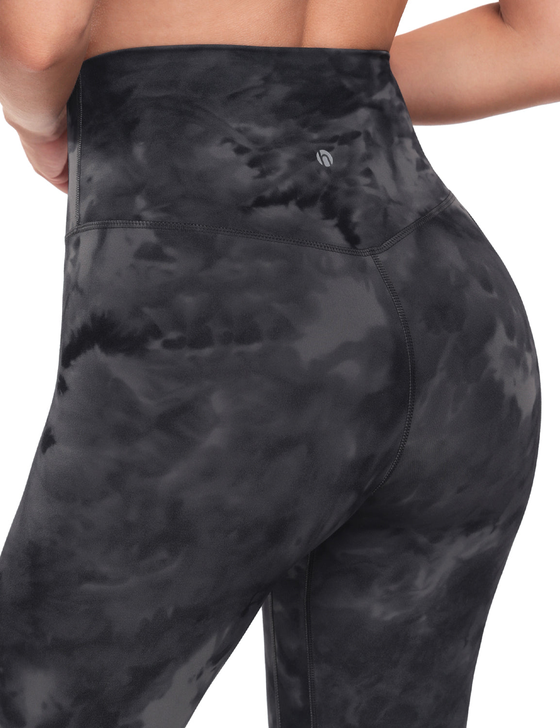 yoga pro leggings 28 Tie Dye Coal Black