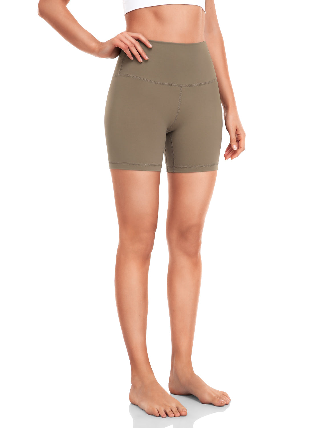 workout pro 6inch biker shorts Carbon Dust