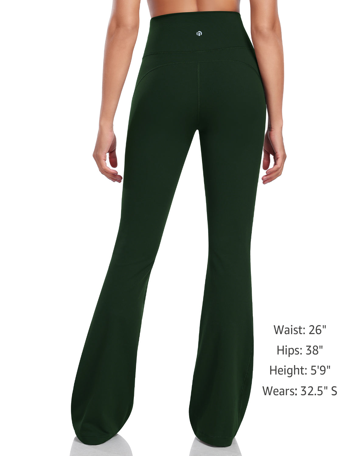 Mellow Flare Leggings 30.5 Vintage Green