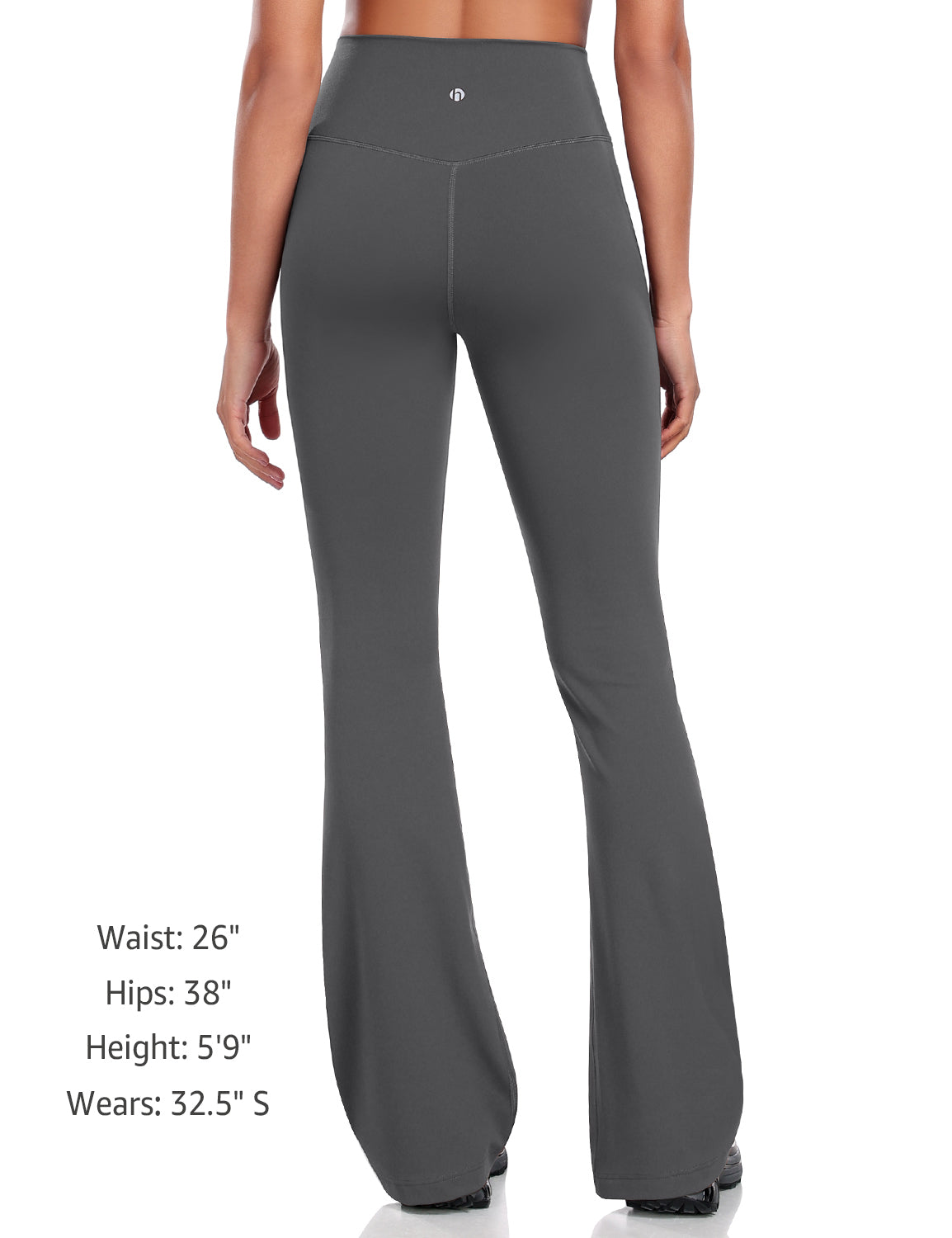 Harmony Flare Leggings 34.5 Graphite Grey