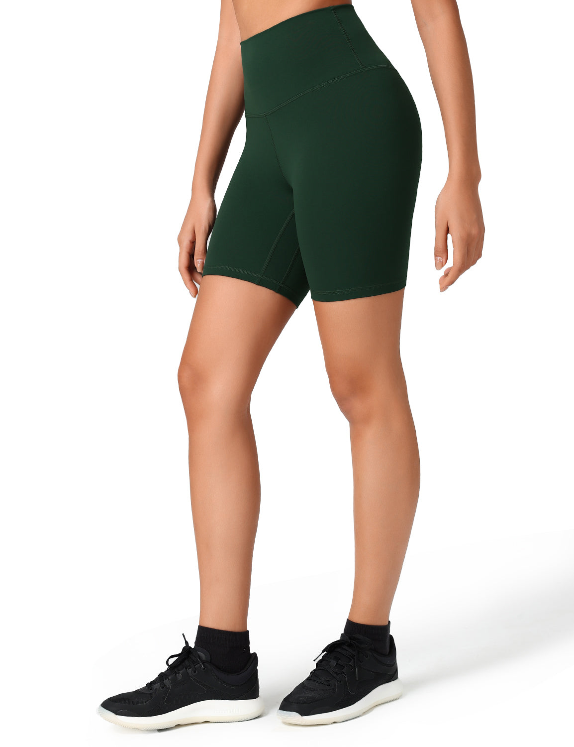 workout pro 6inch biker shorts Vintage Green