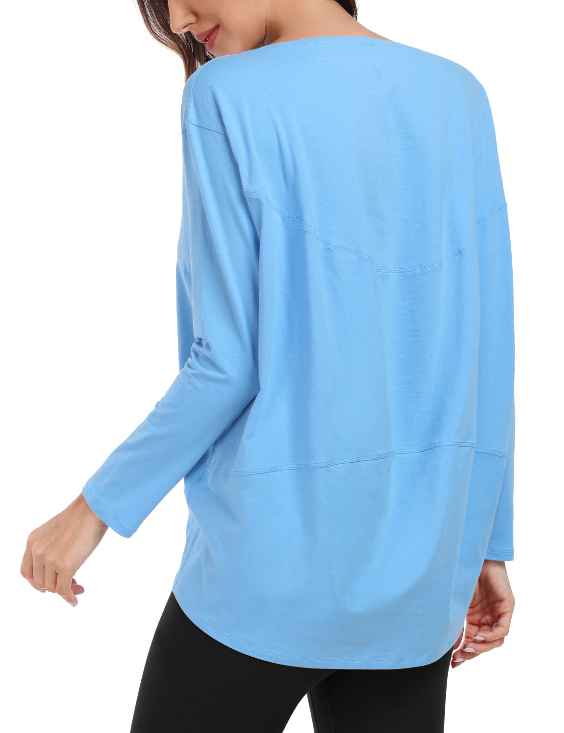 pima boat neck long sleeve shirts