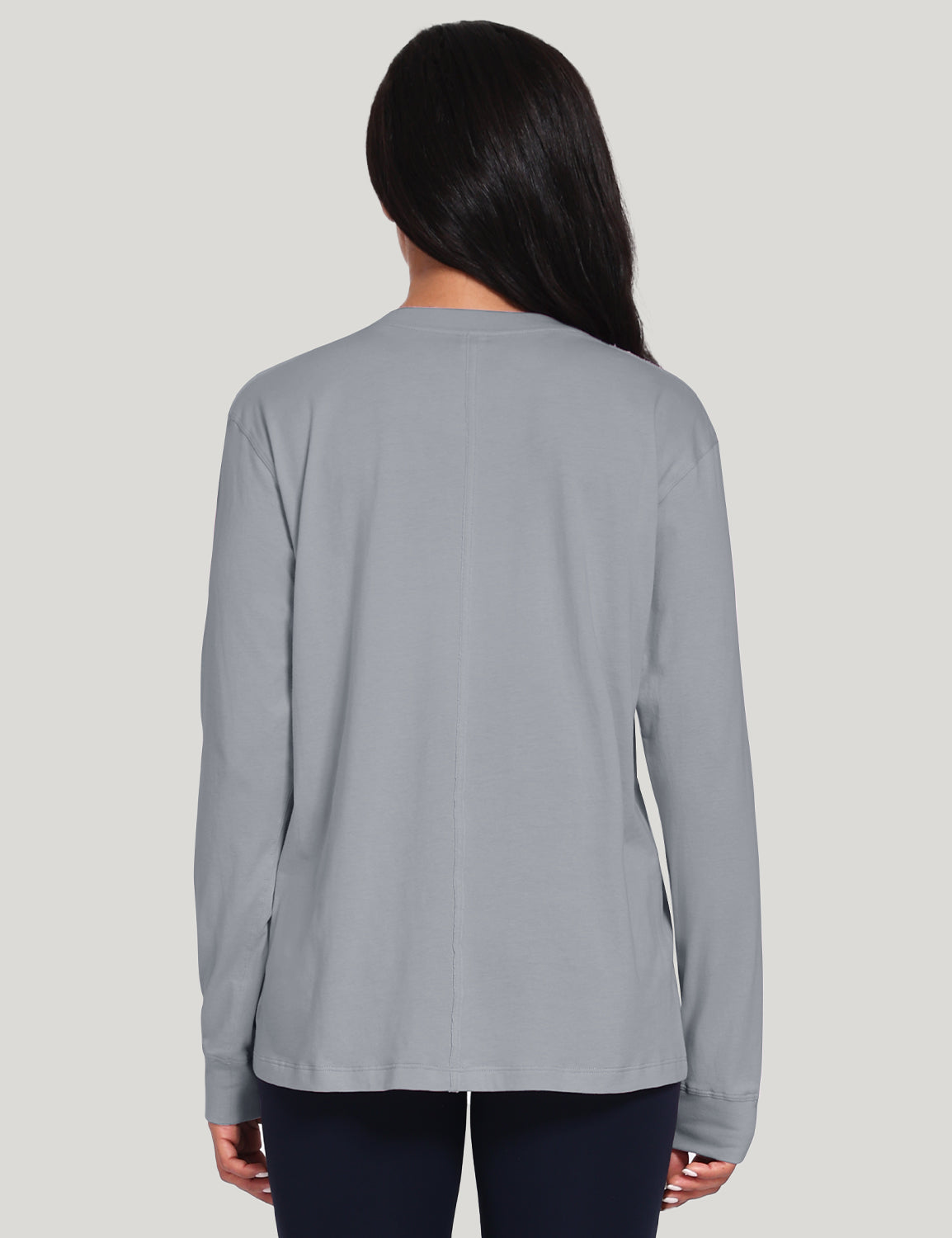 pima crew neck long sleeve shirts
