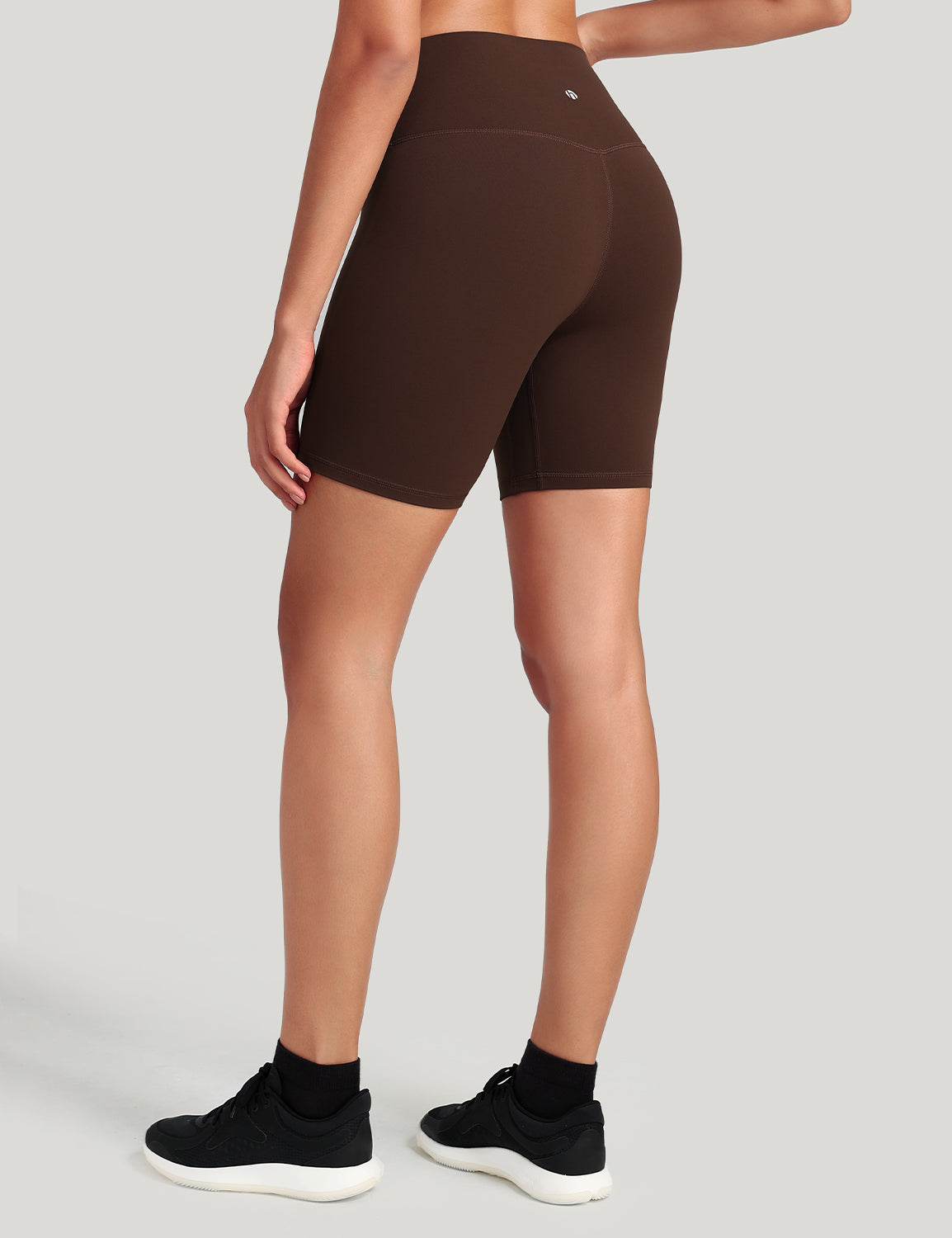 workout pro 6inch biker shorts Espresso