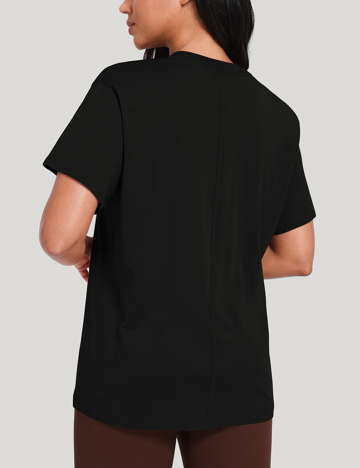 pima crew neck short sleeve shirts Black