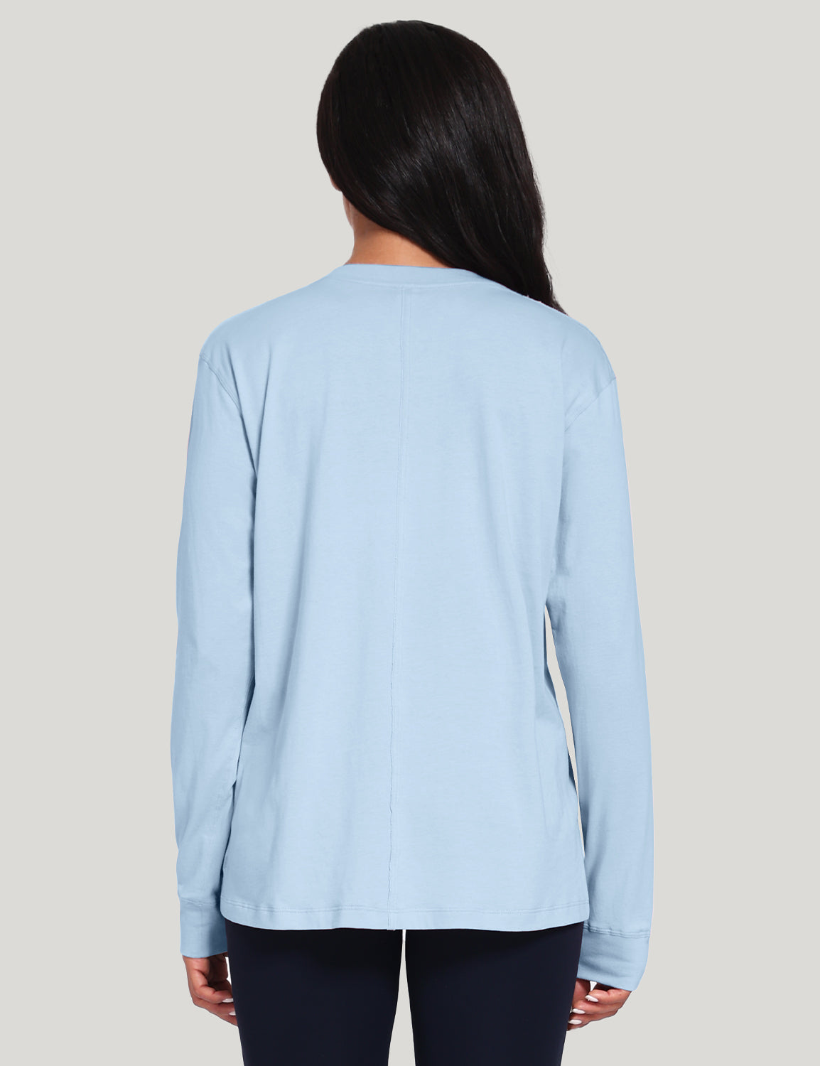 pima crew neck long sleeve shirts