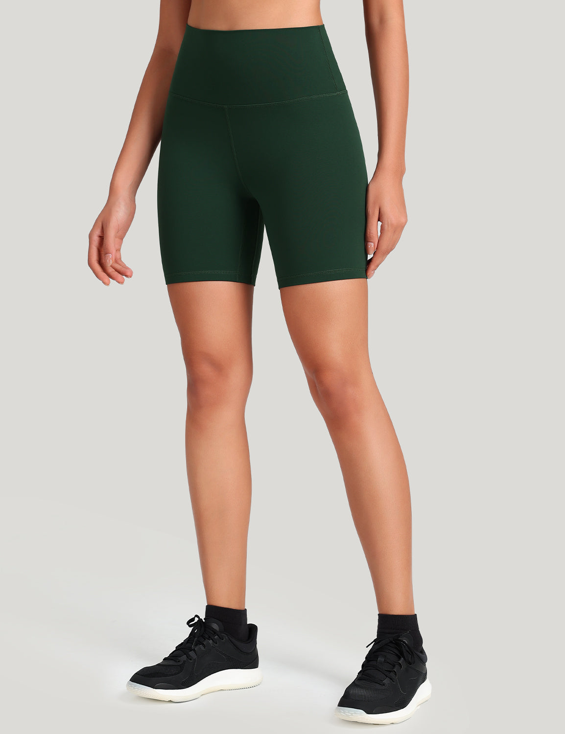 workout pro 6inch biker shorts Vintage Green