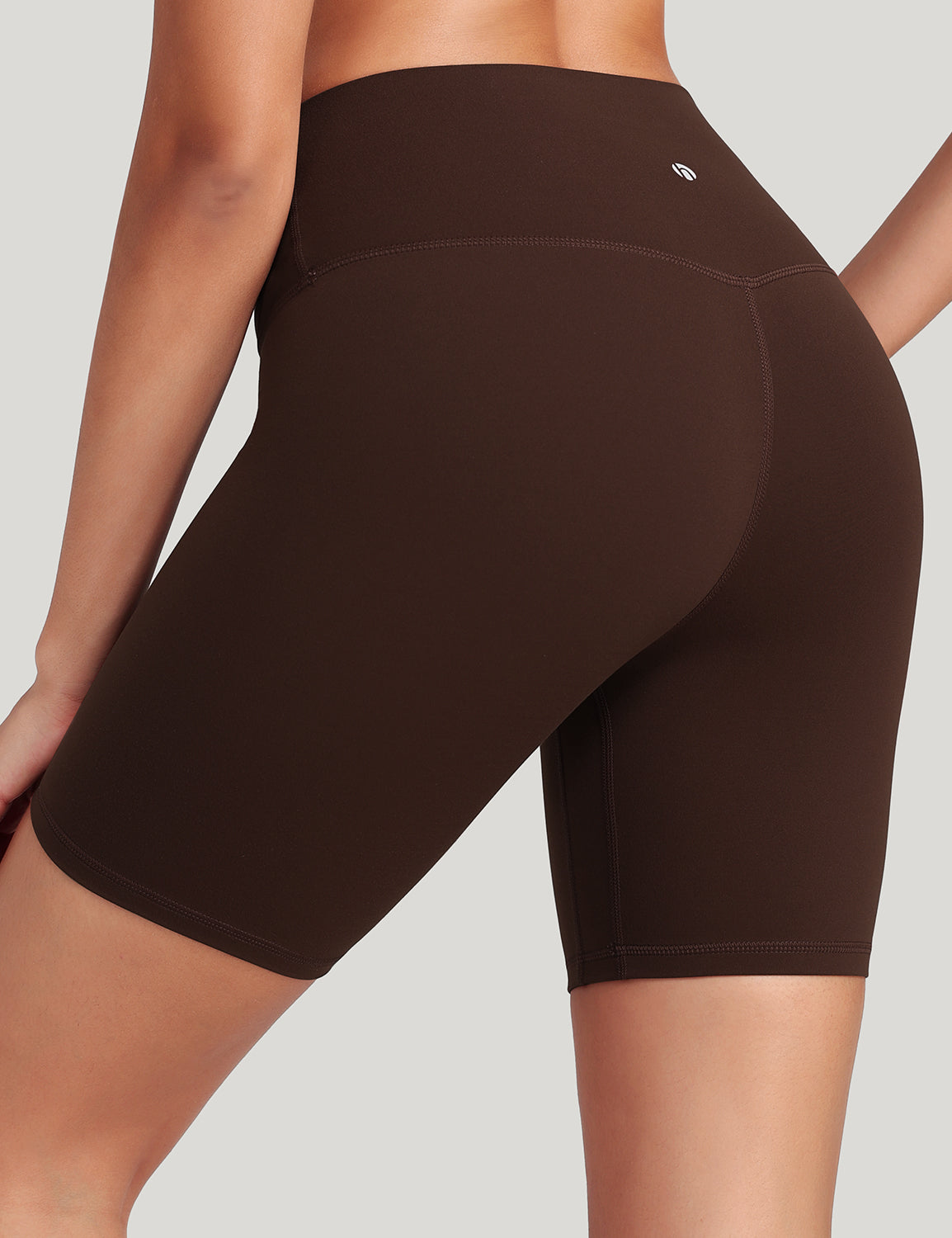 workout pro 6inch biker shorts Espresso