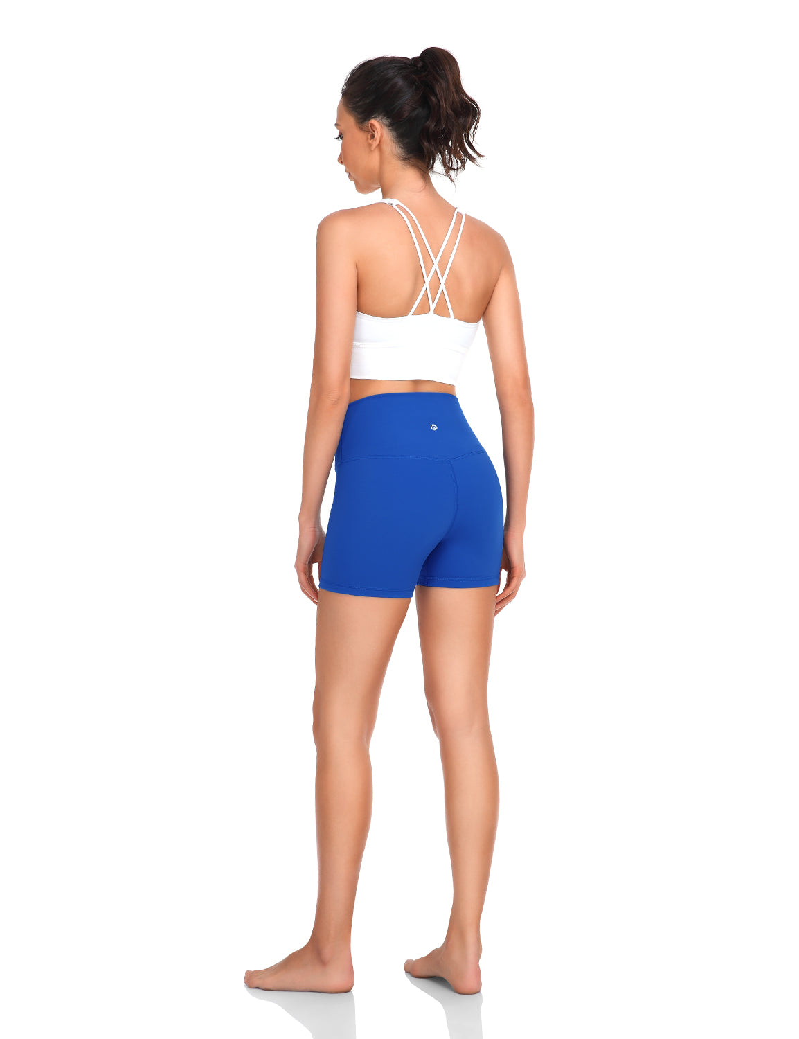 workout pro 4inch biker shorts Blaze Blue
