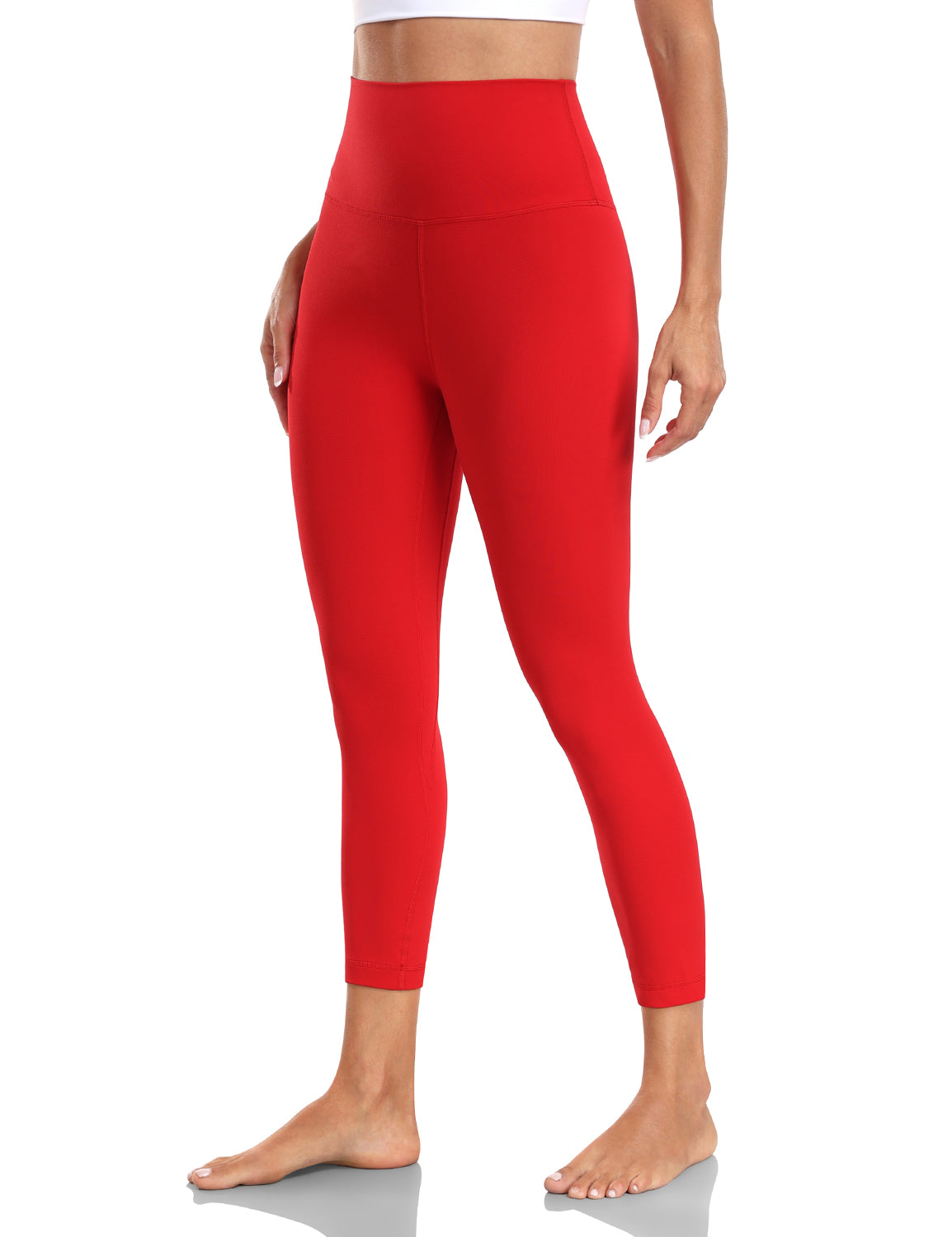 yoga pro leggings 21 True Red