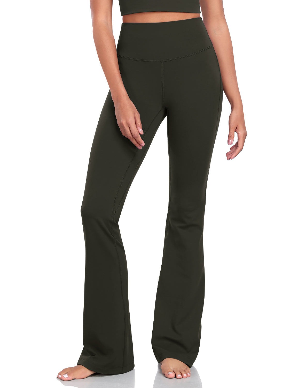 Harmony Flare Leggings 32.5 Dark Olive