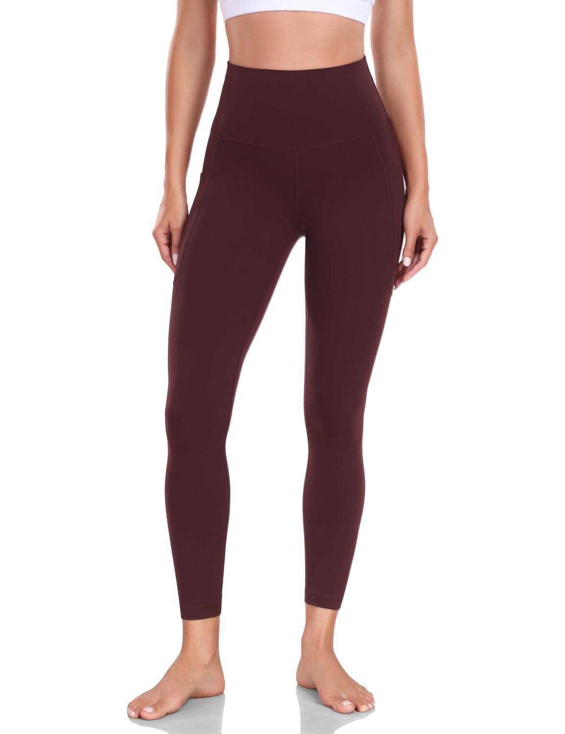 Pockets leggings Cassis