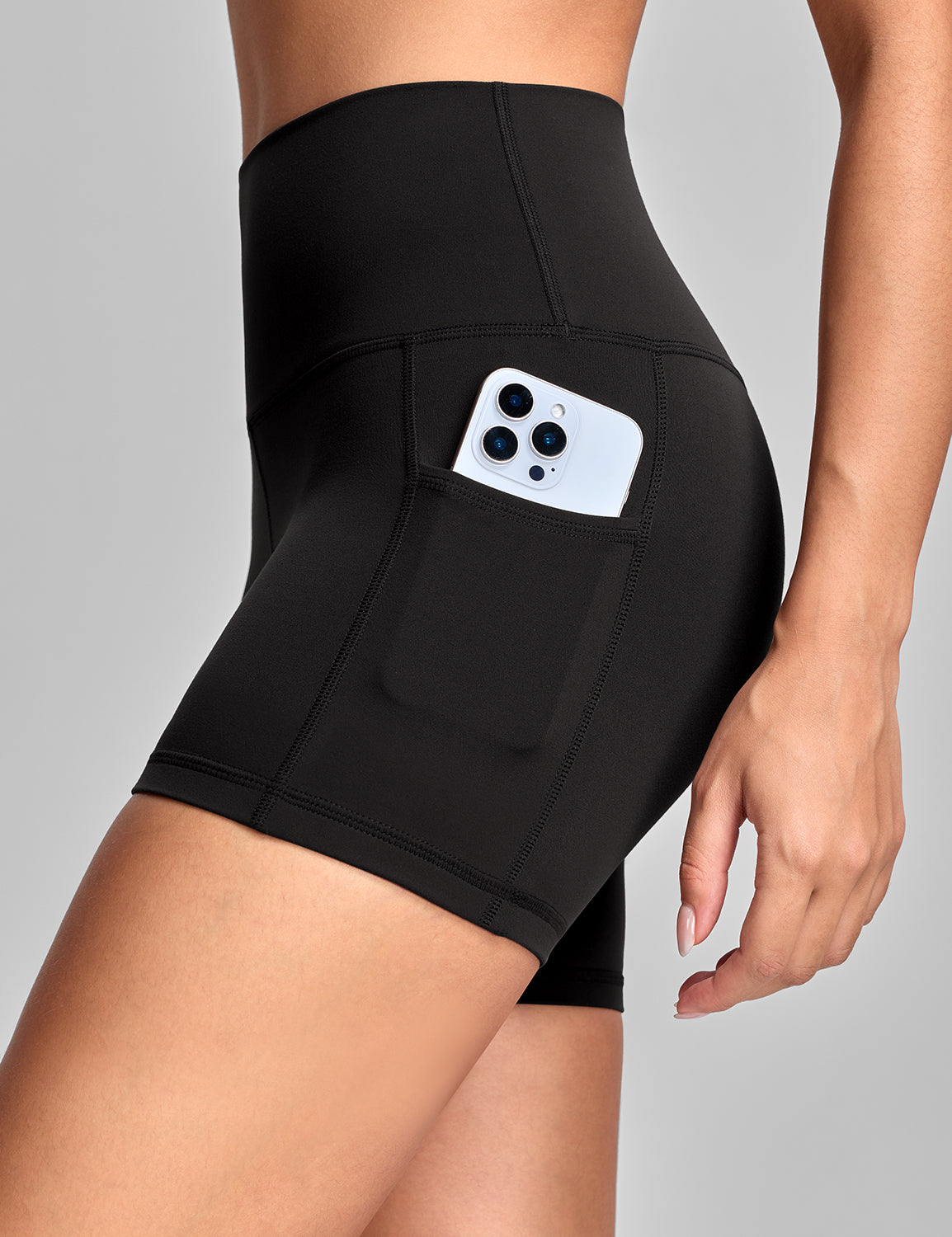 Workout Pro Biker Shorts with Pockets 4''
