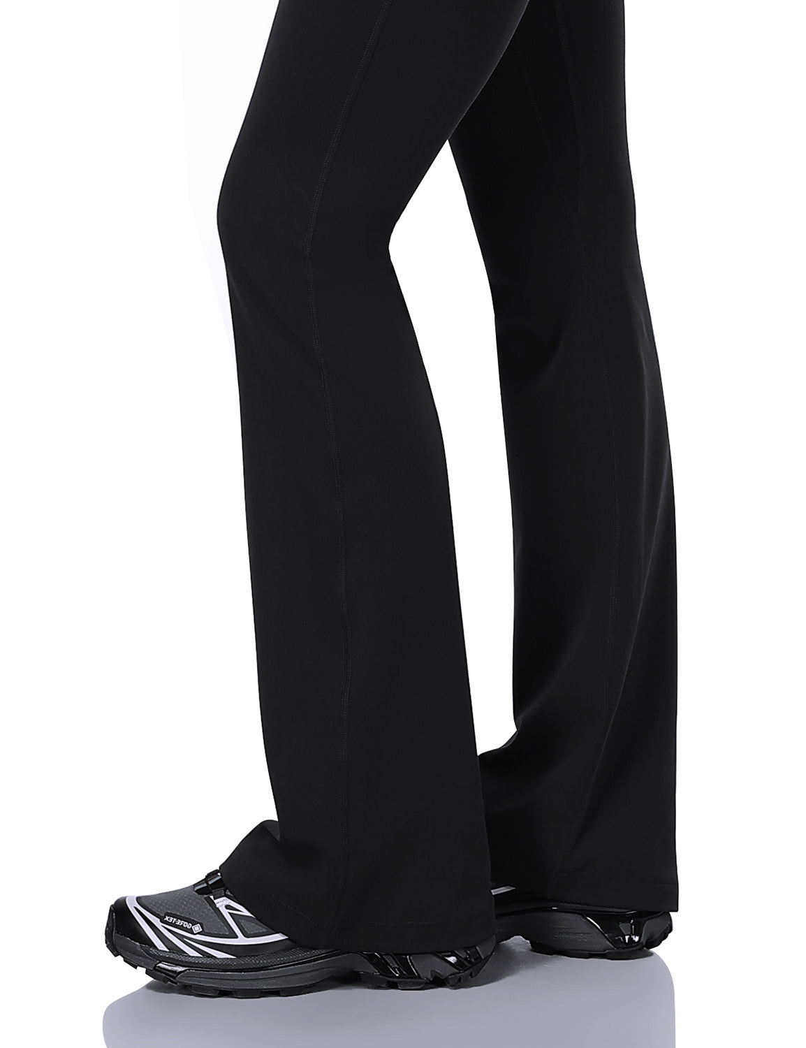 HeyNuts Harmony Flare Leggings 34.5", High Waisted Tummy Control Wide Leg Bootcut Yoga Pants Lounge Soft