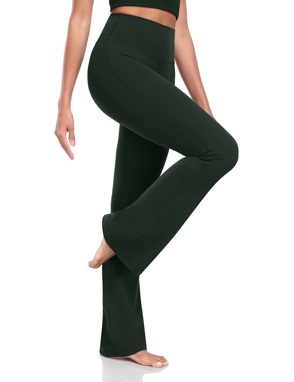 Harmony Flare Leggings 34.5 Vintage Green