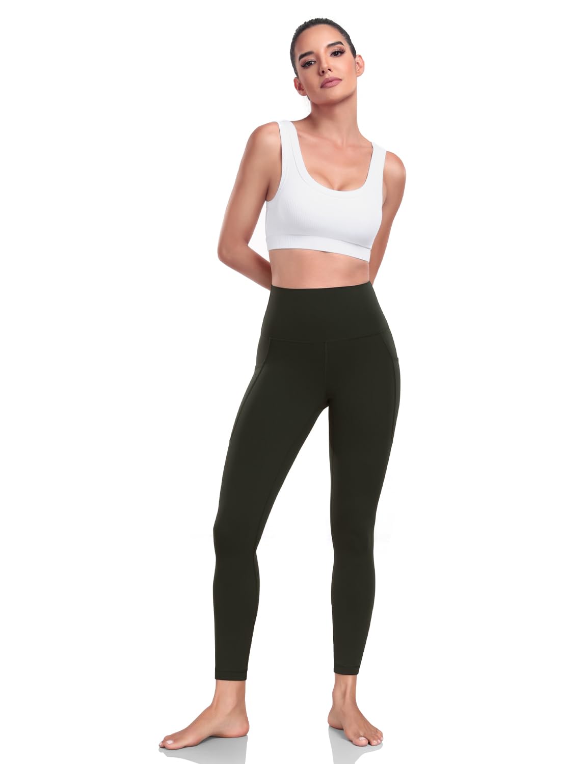 Pockets leggings Dark Olive