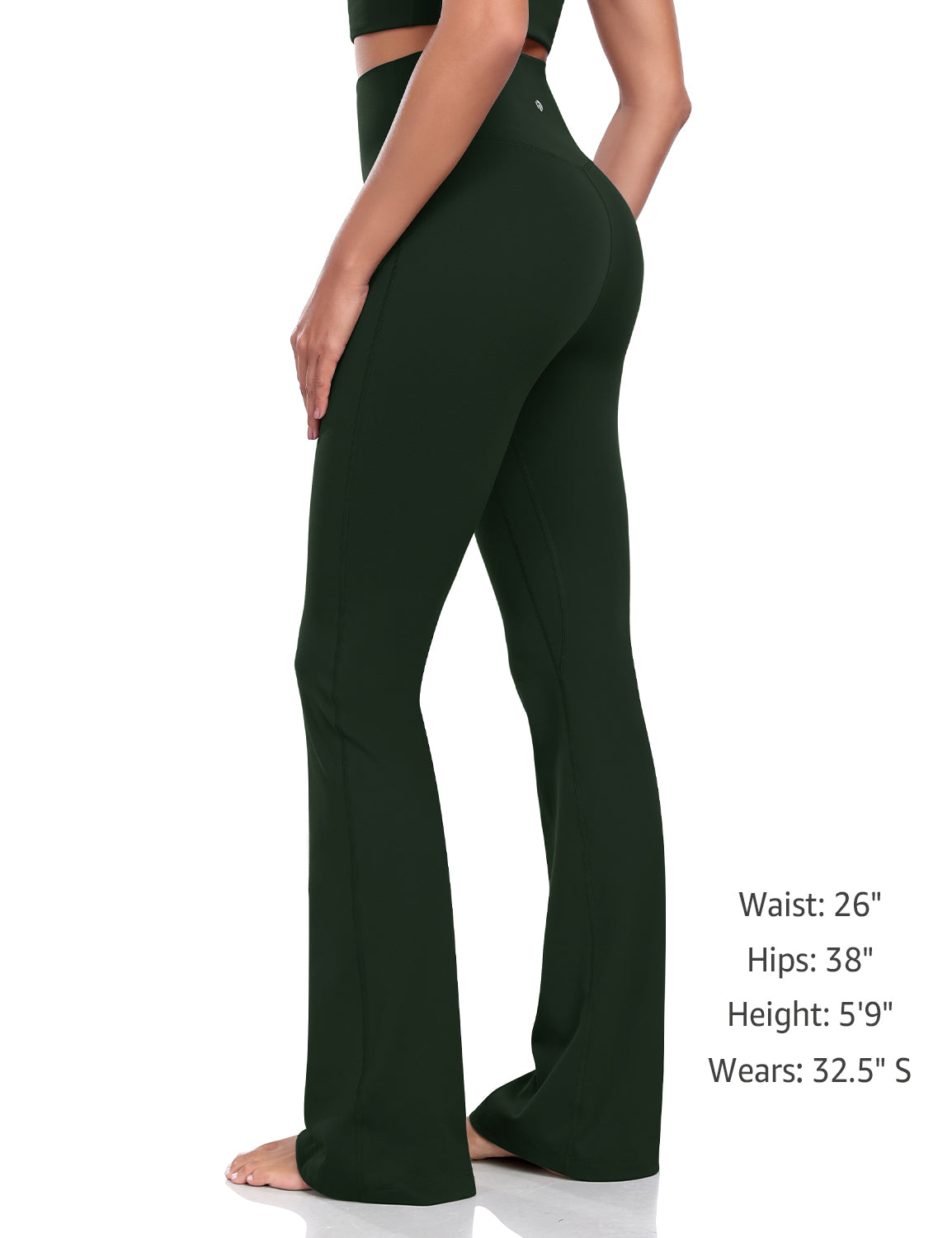 Harmony Flare Leggings 30.5 Vintage Green
