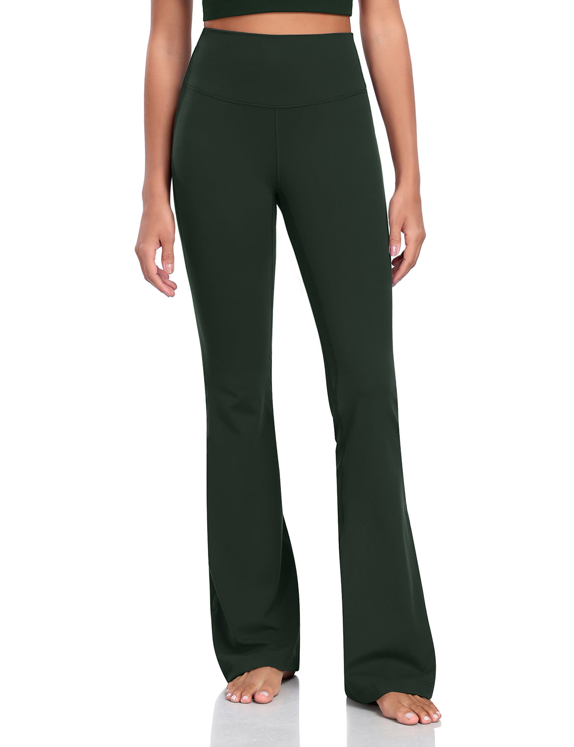 Harmony Flare Leggings 32.5 Vintage Green