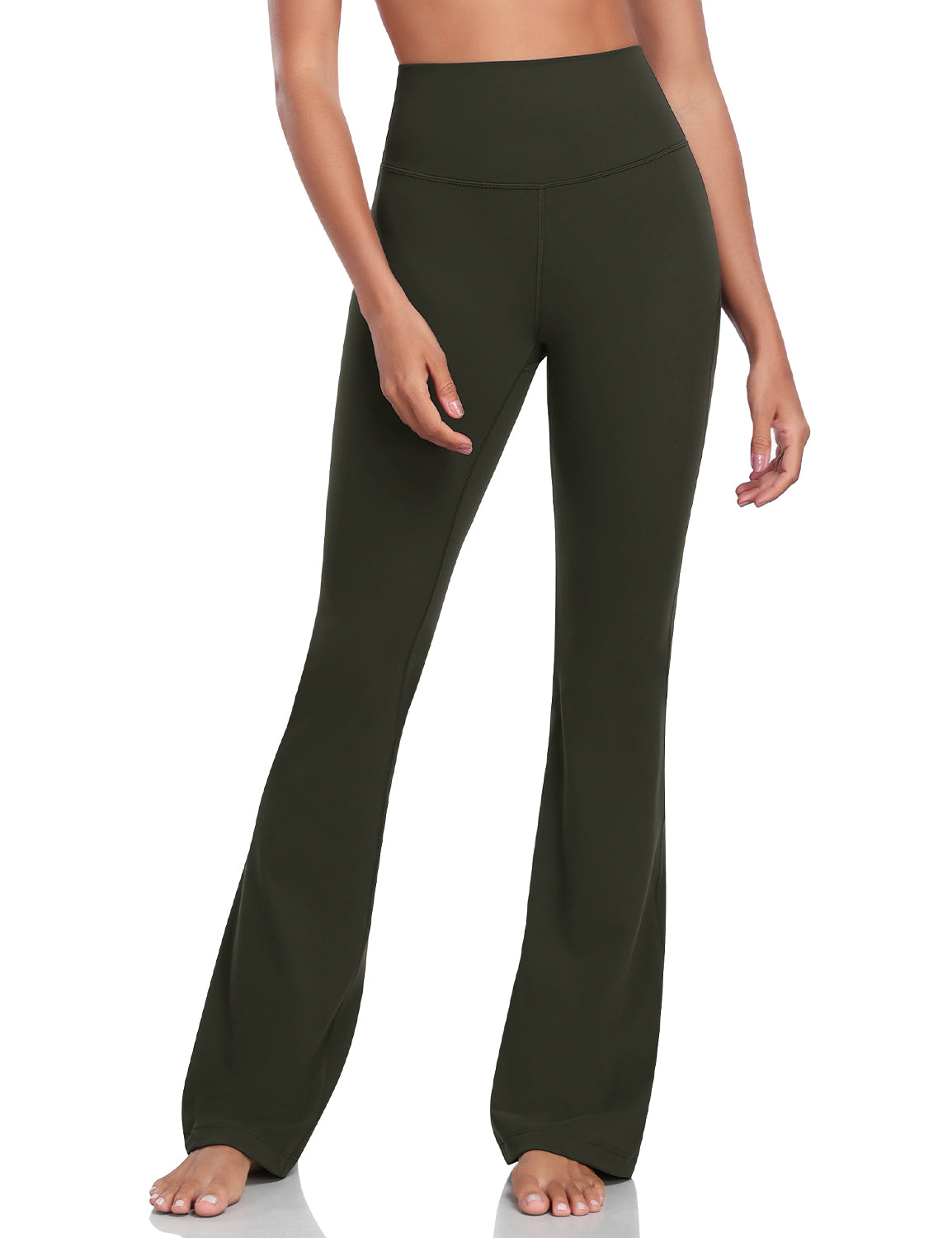 Mellow Flare Leggings 30.5 Dark Olive