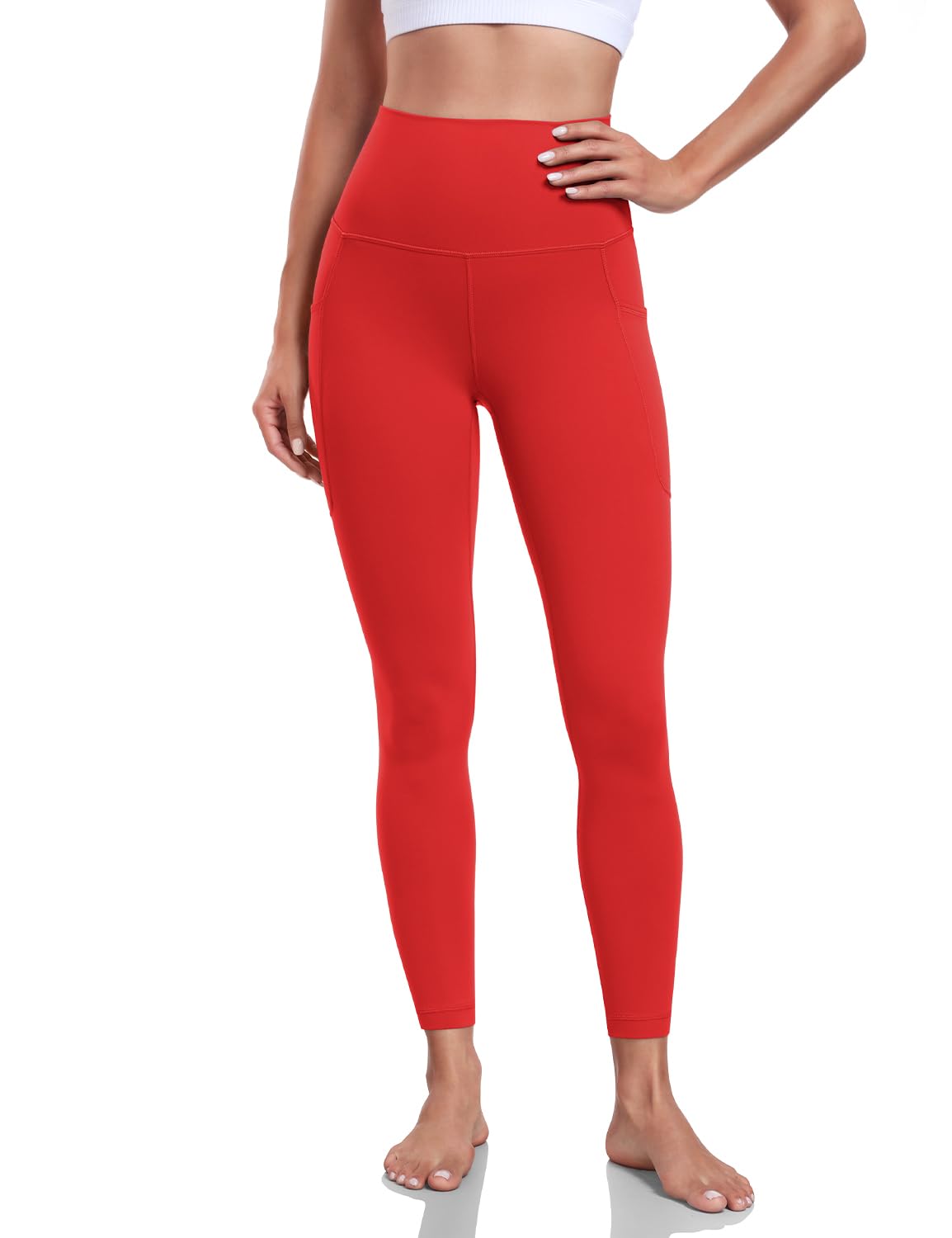 Pockets leggings True Red