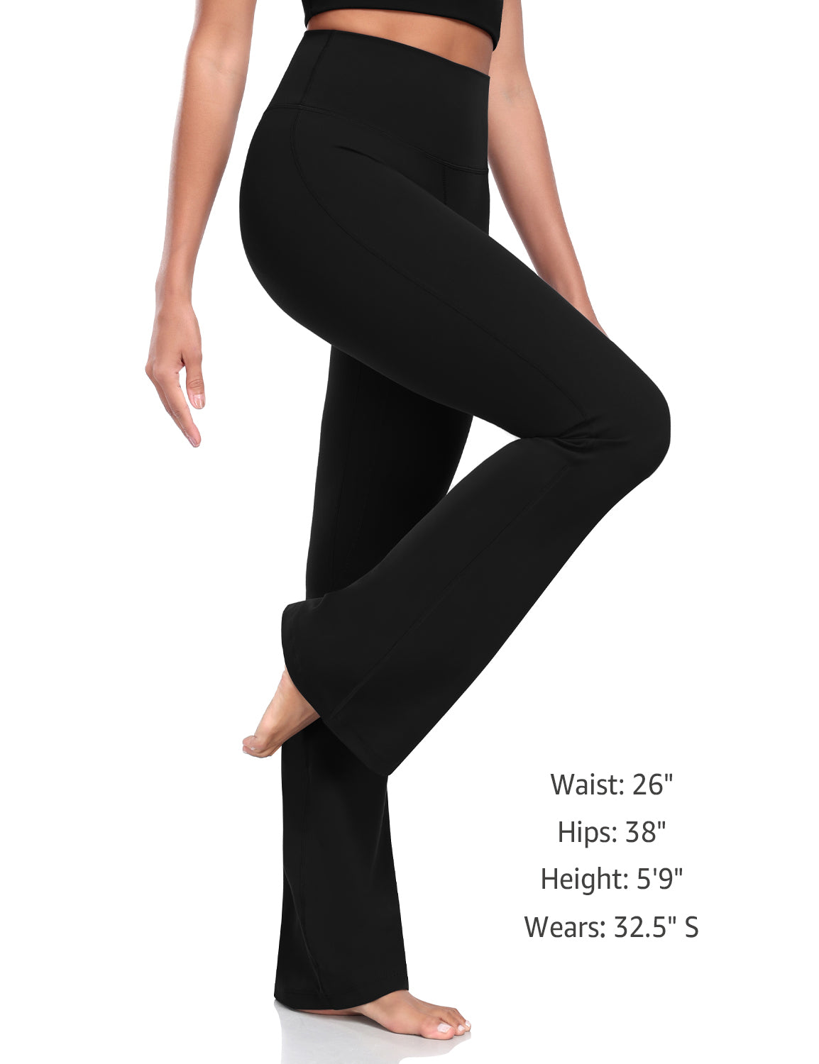Harmony Flare Leggings 29 Black