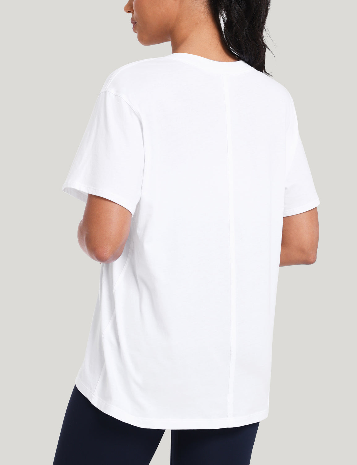 pima crew neck short sleeve shirts White
