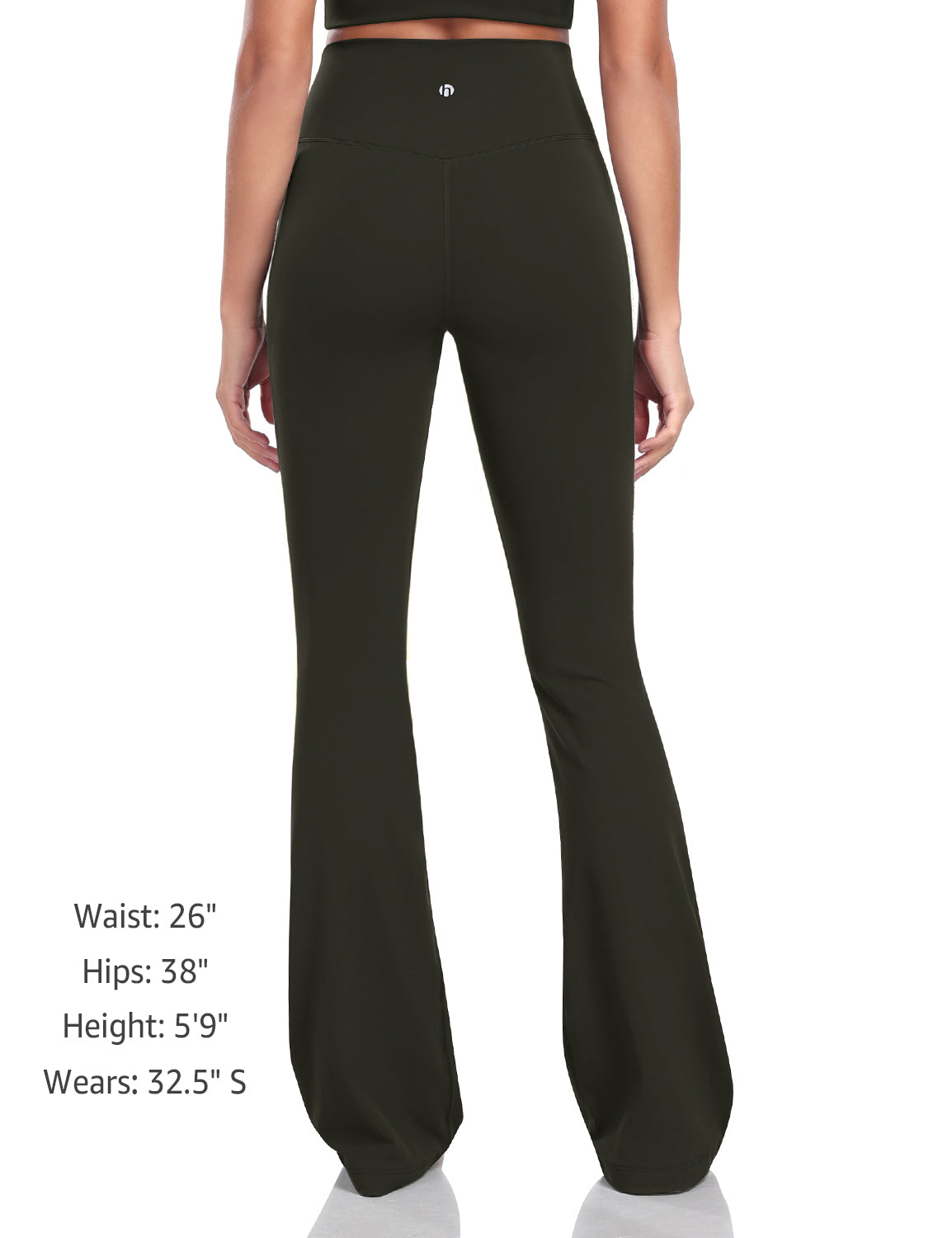 Harmony Flare Leggings 30.5 Dark Olive