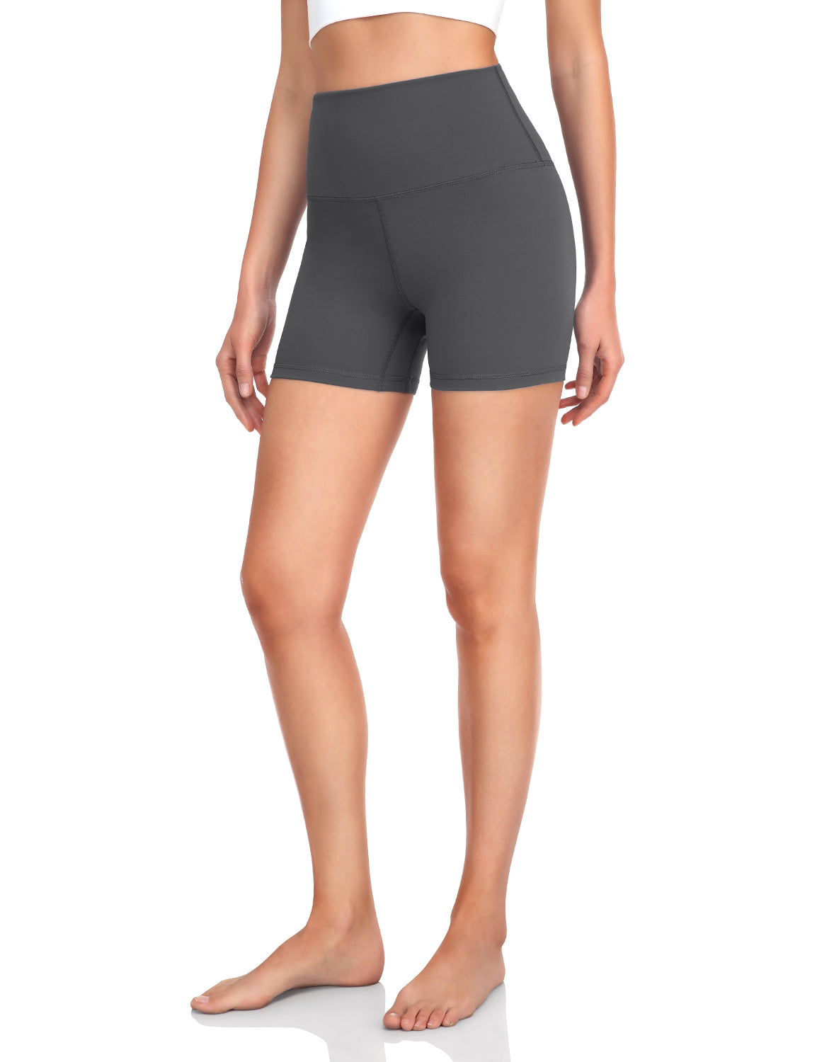 workout pro 4inch biker shorts Graphite Grey