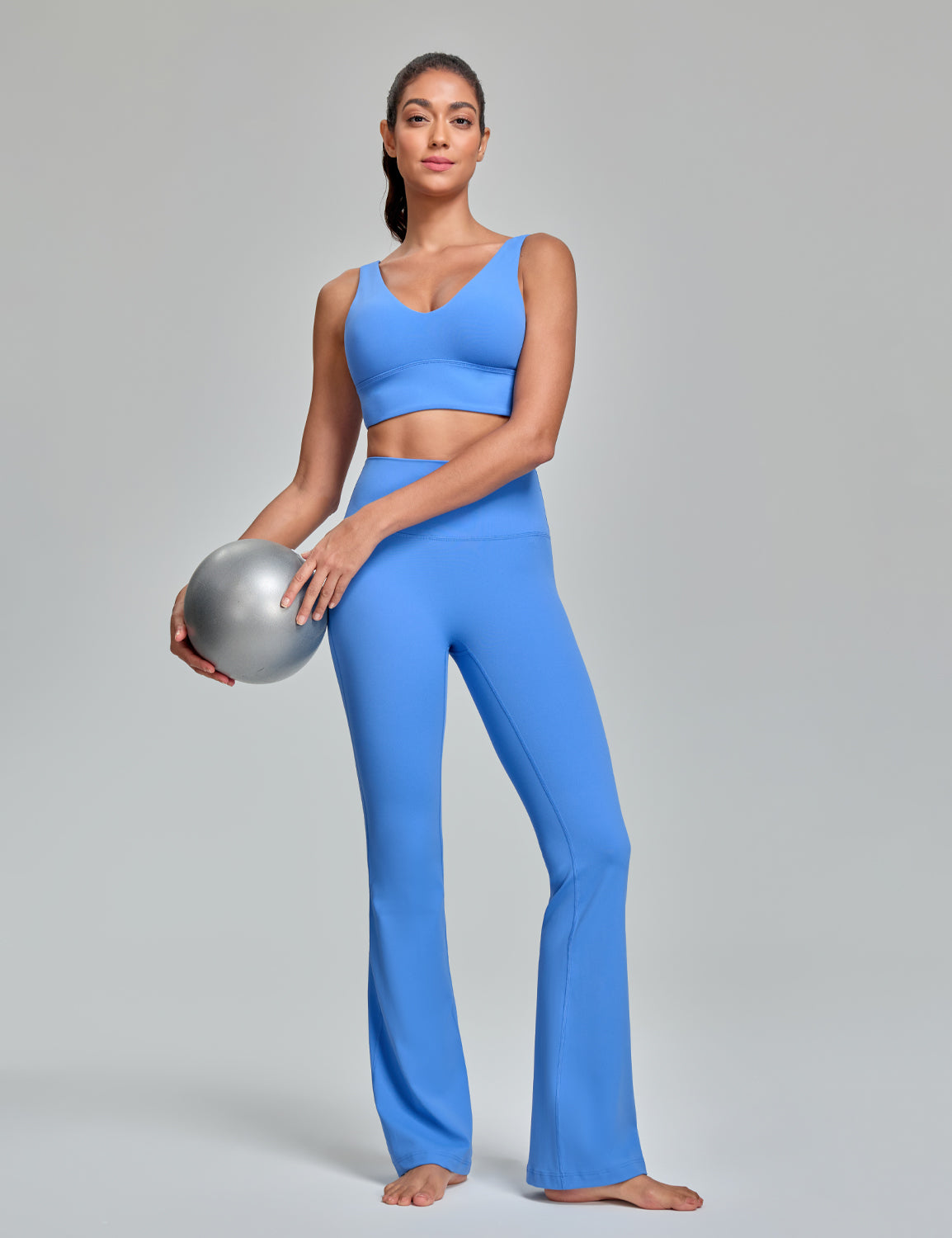 Mellow Flare Leggings No Front Seam