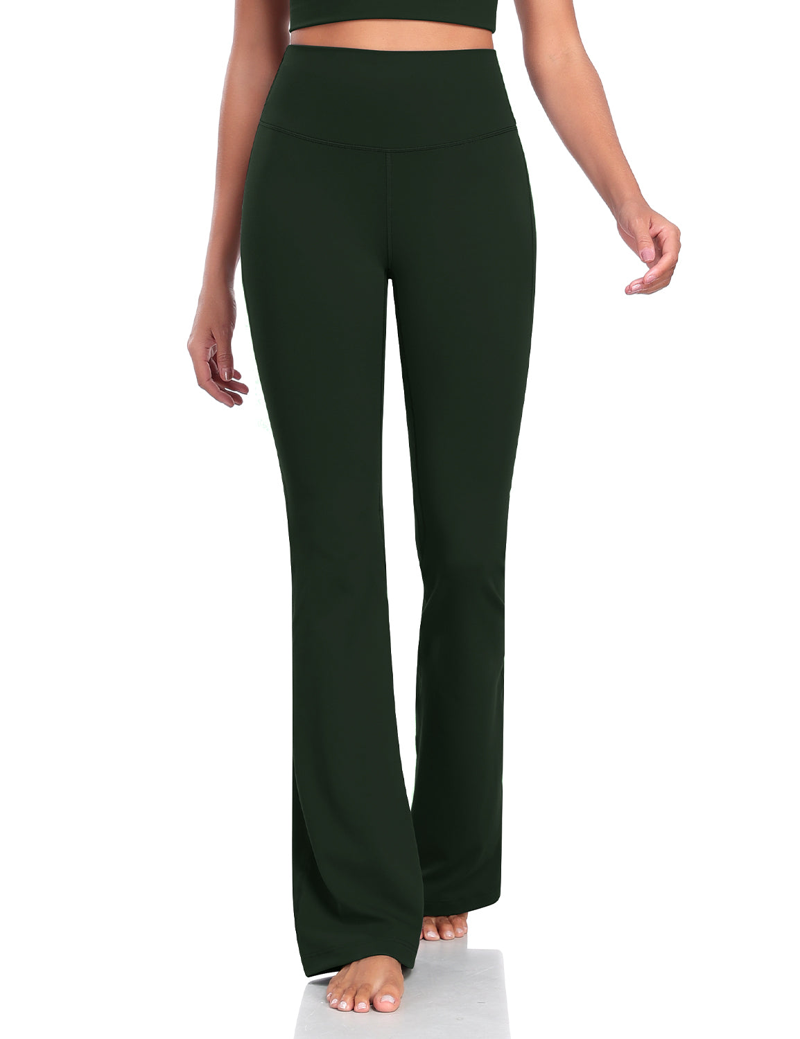 Harmony Flare Leggings 34.5 Vintage Green