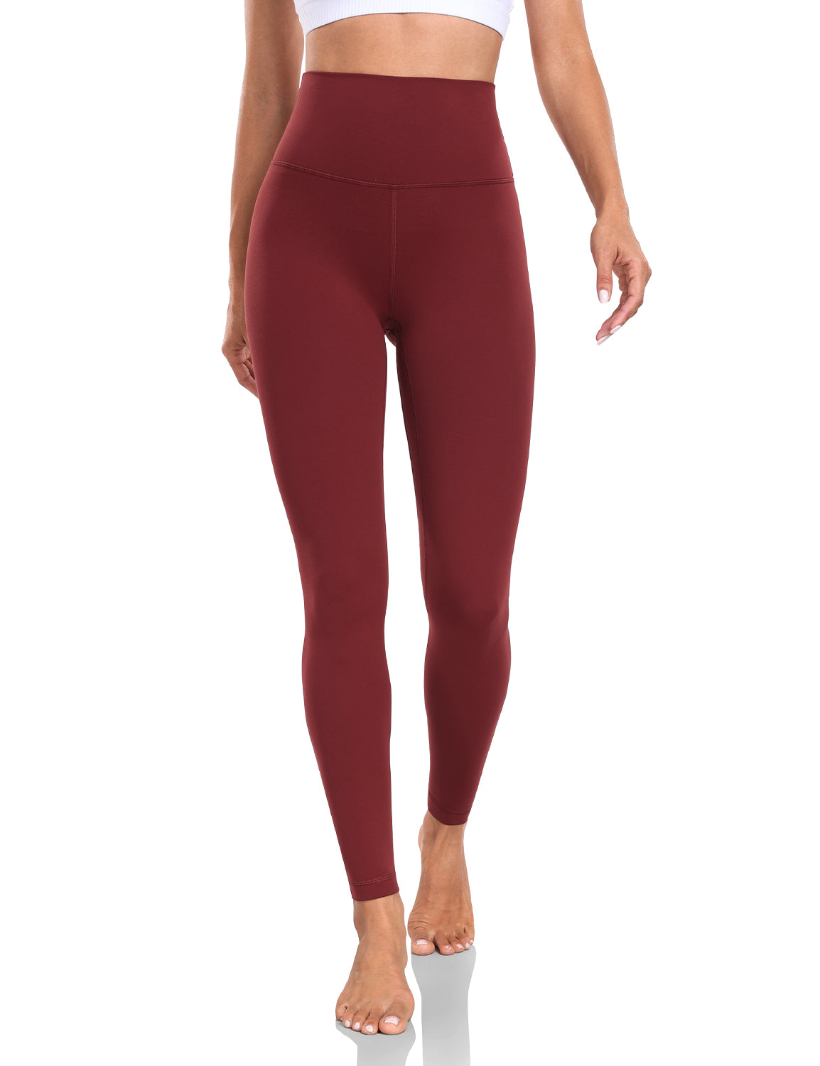 yoga pro leggings 28 Garnet Red