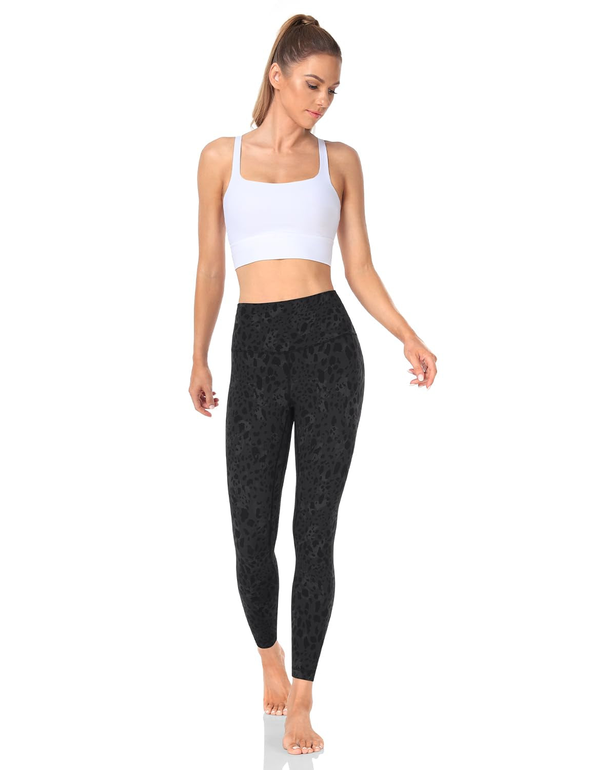 Leggings Black Cheetah