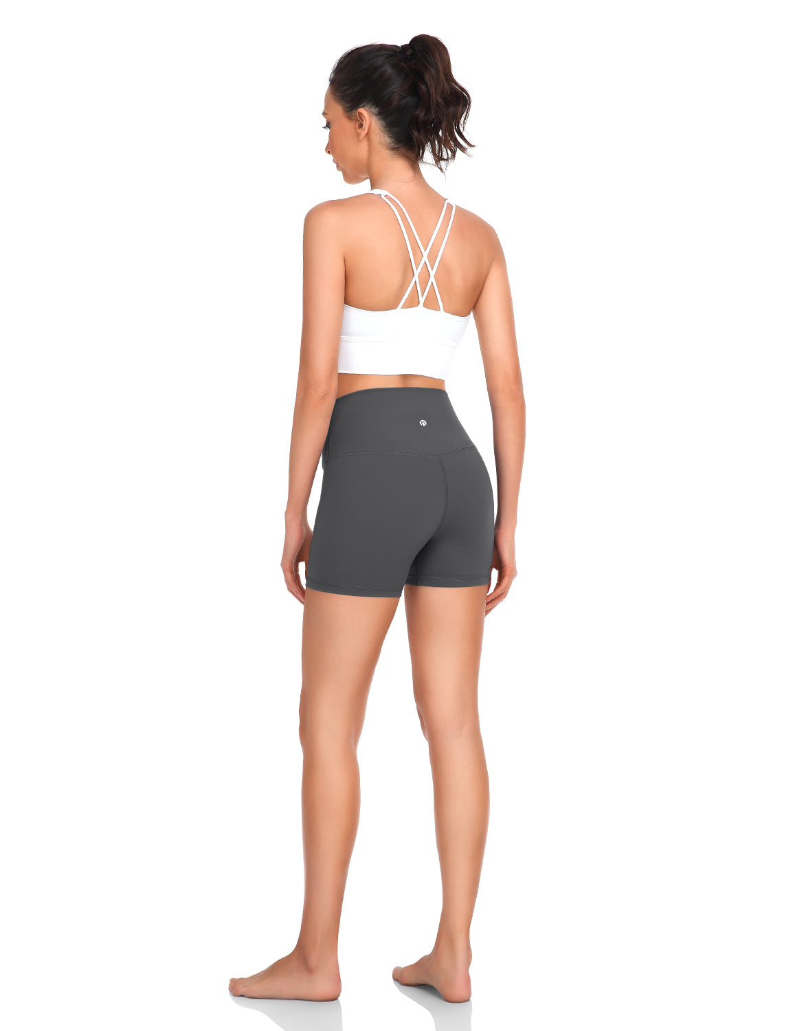 workout pro 4inch biker shorts Graphite Grey