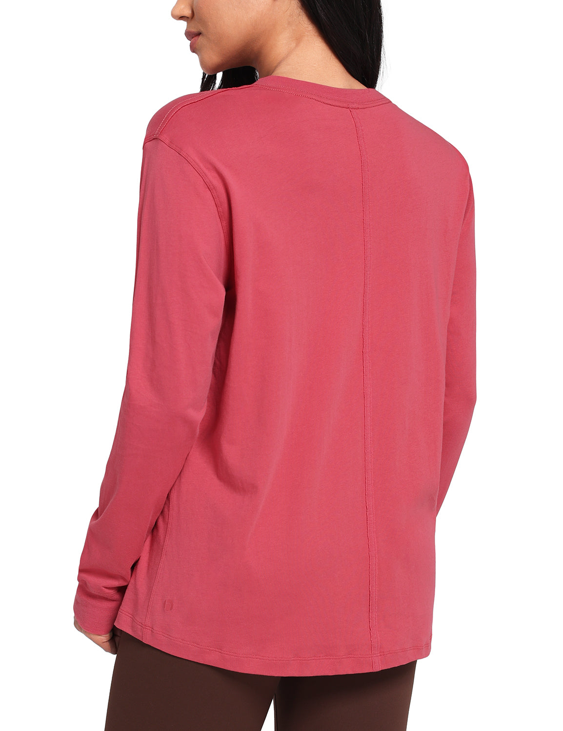 pima crew neck long sleeve shirts