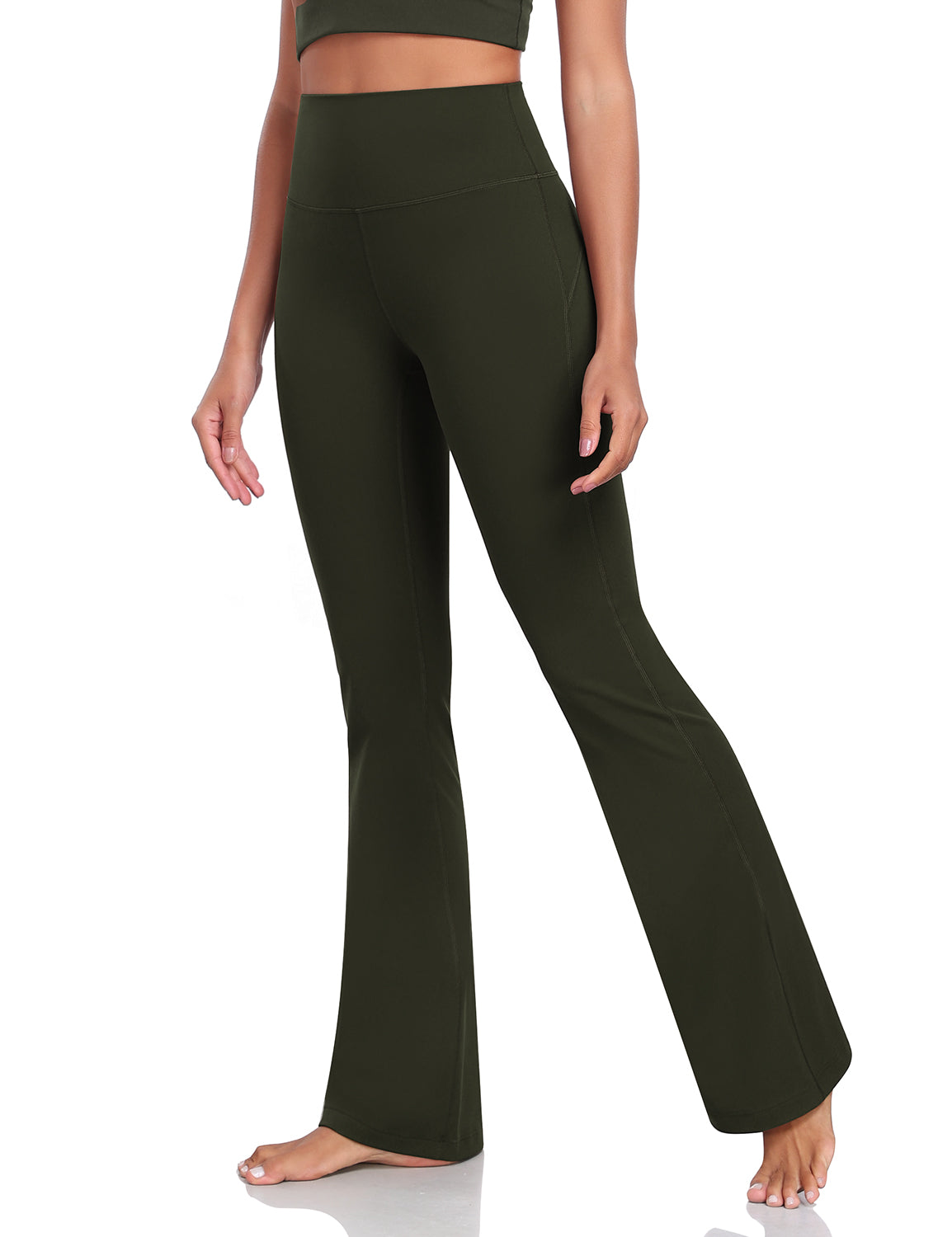 Mellow Flare Leggings 30.5 Dark Olive