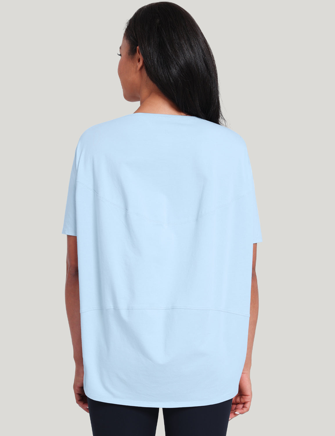 pima boat neck short sleeve shirts Blue Linen