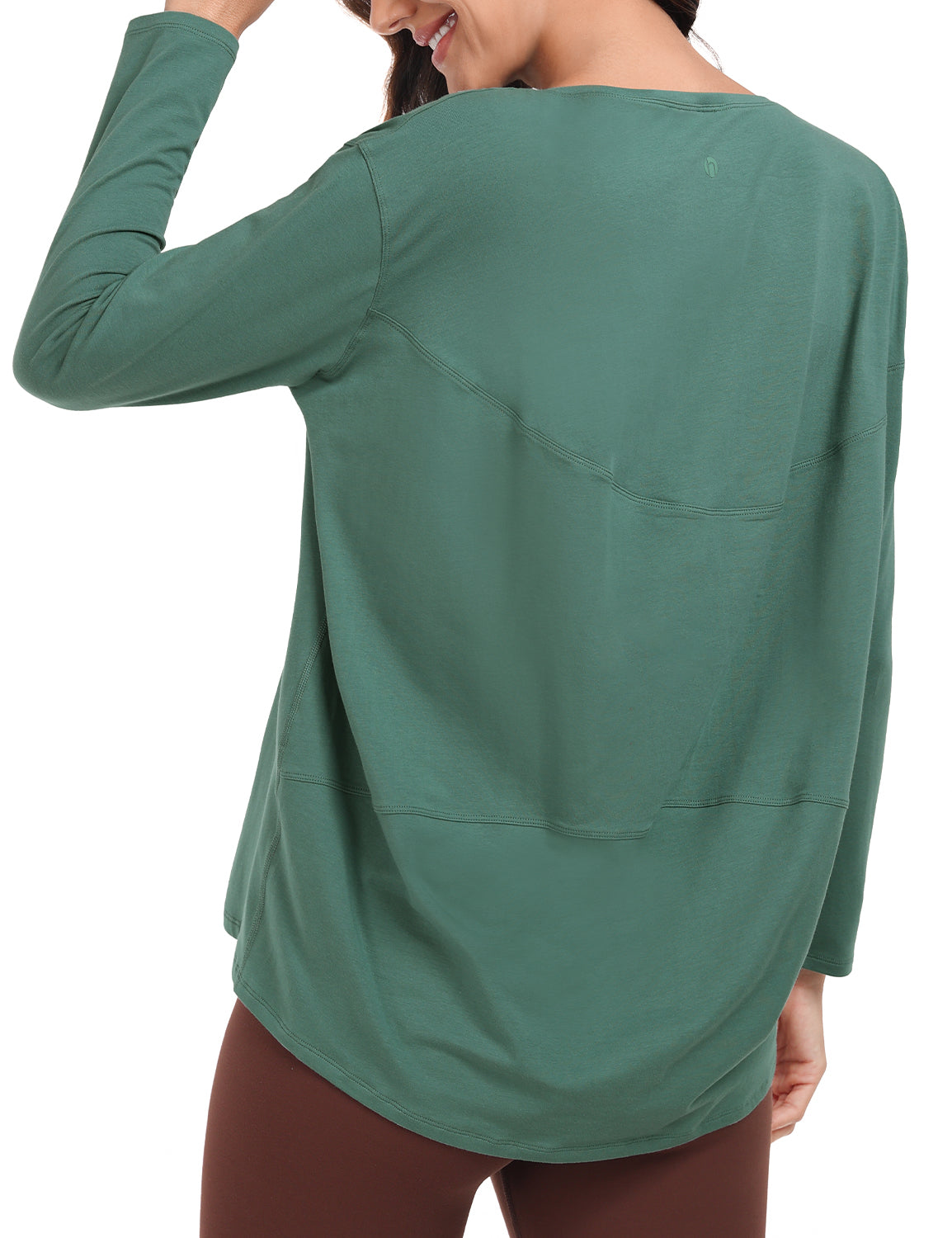 pima boat neck long sleeve shirts