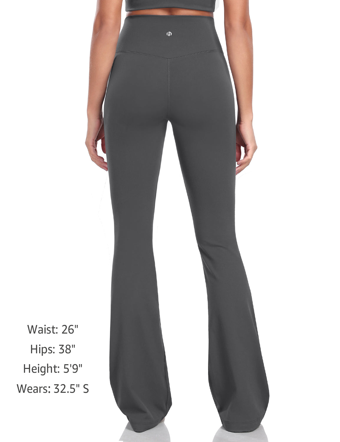 Harmony Flare Leggings 32.5 Graphite Grey