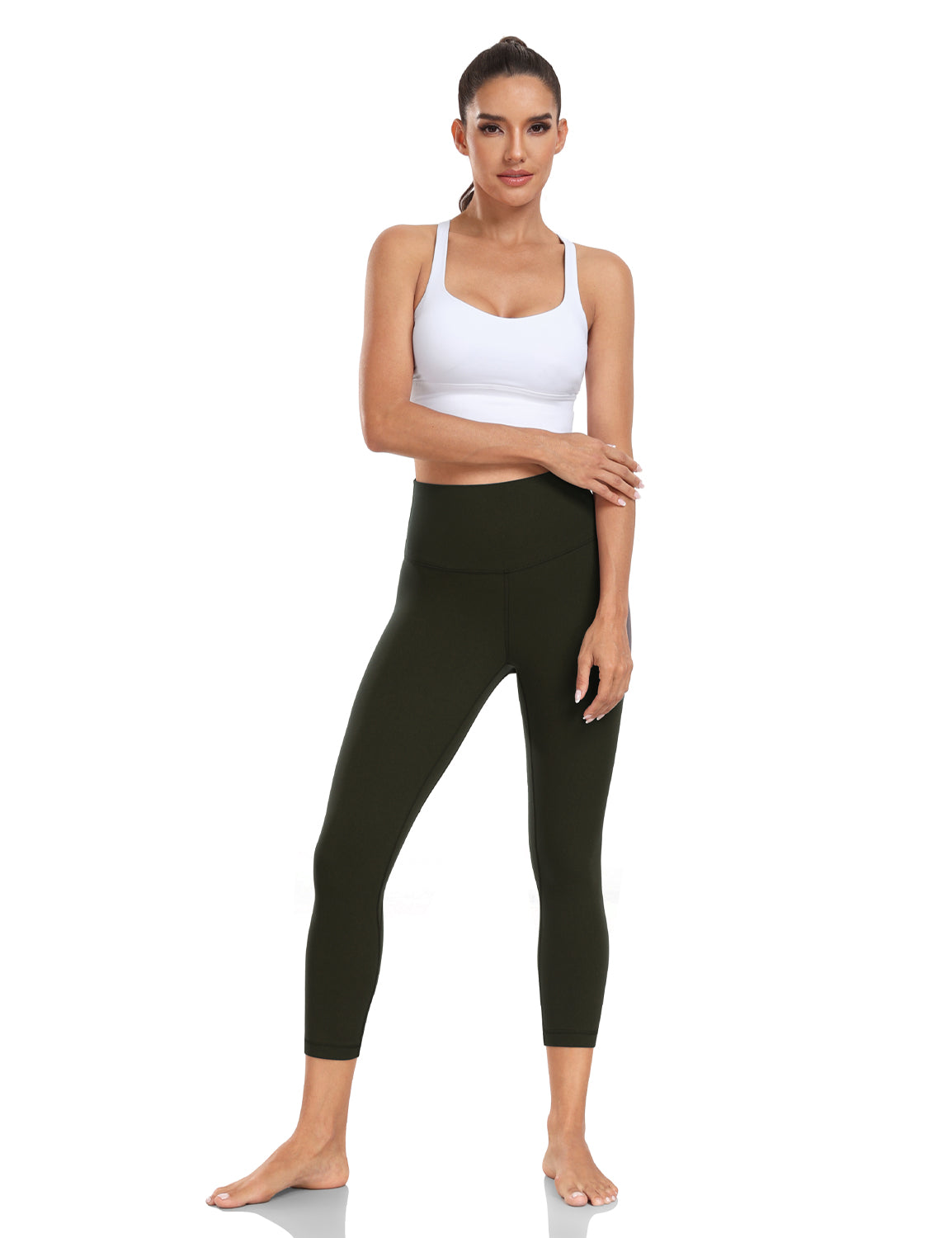yoga pro leggings 21 Dark Olive