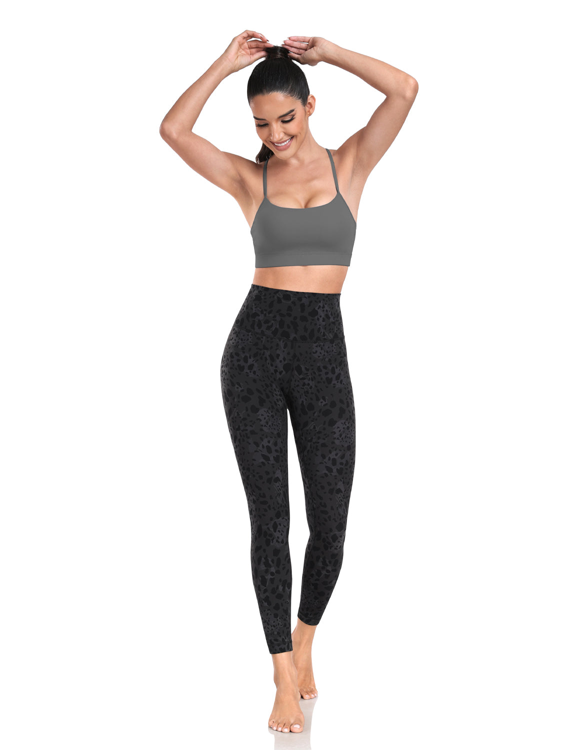 Leggings Black Cheetah